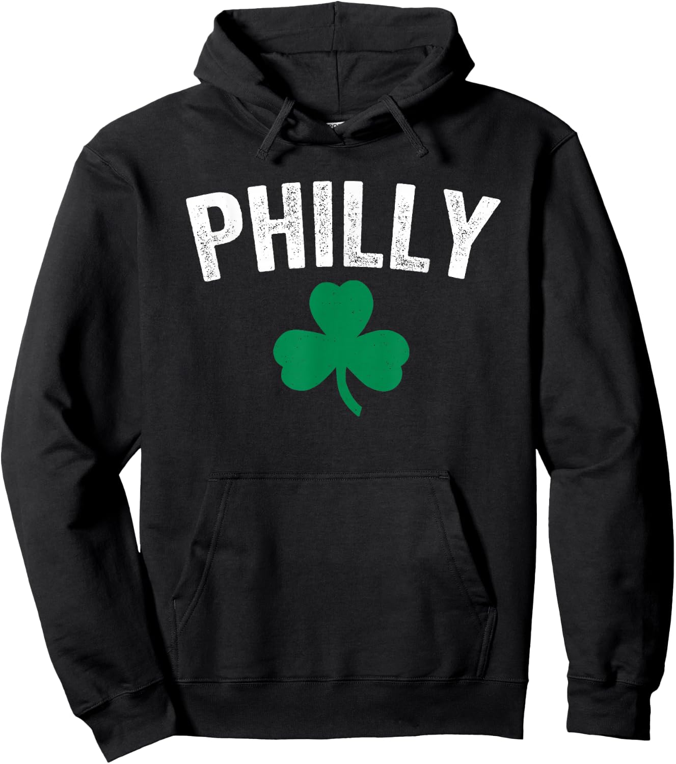 Philadelphia St. Patrick's Philly Irish Shamrock Party Gift Hoodie - Hoodie | Black
