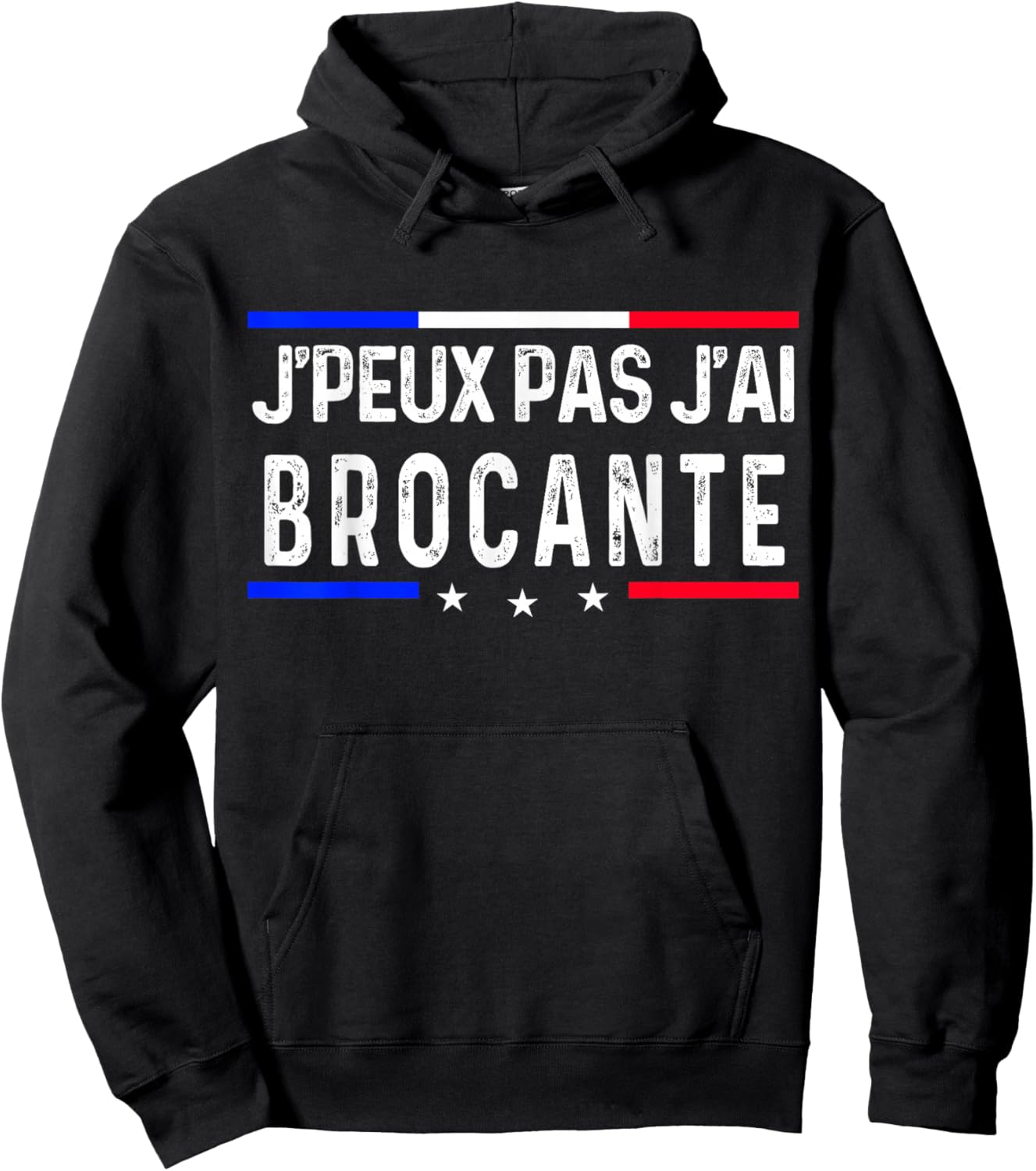 Je peux pas j'ai flea market Hoodie - Hoodie | Black