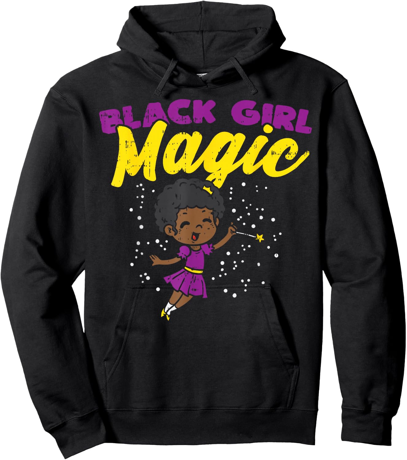 Black Girl Magic Fairy Black Pride African Melanin BLM Women Hoodie - Hoodie | Black