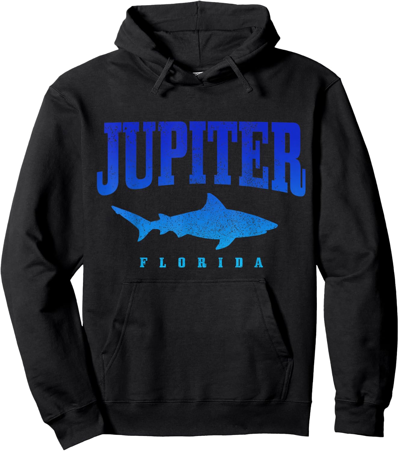 Jupiter Florida Diver Shark Diver Vintage Hoodie - Hoodie | Black