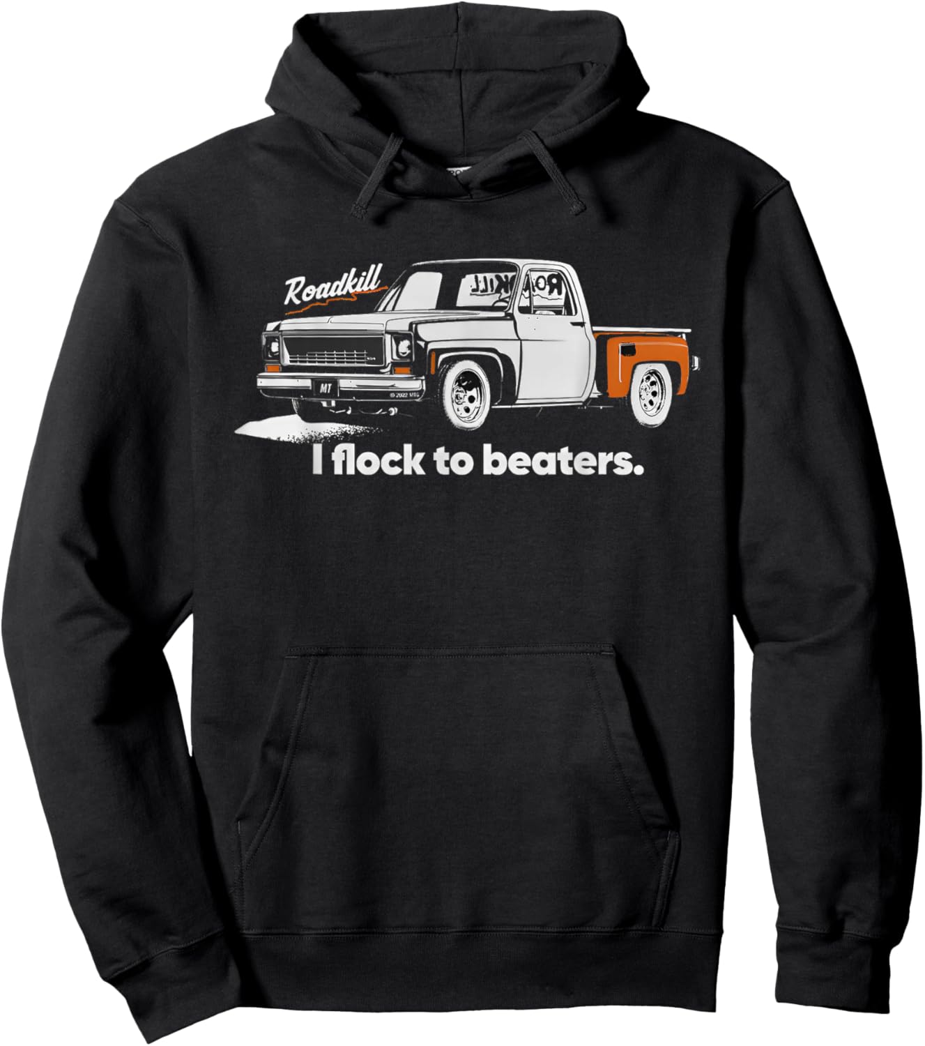 Roadkill I Flock to Beaters Adult Hoodie - Hoodie | Black