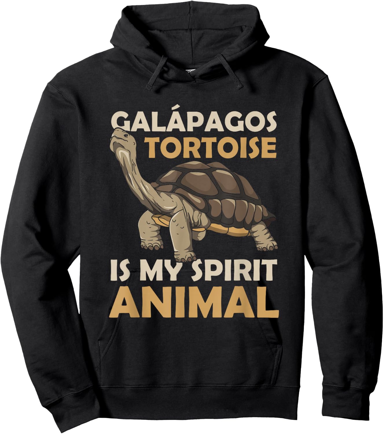 Galápagos Tortoise Is My Spirit Animal Galápagos Islands Hoodie - Hoodie | Black