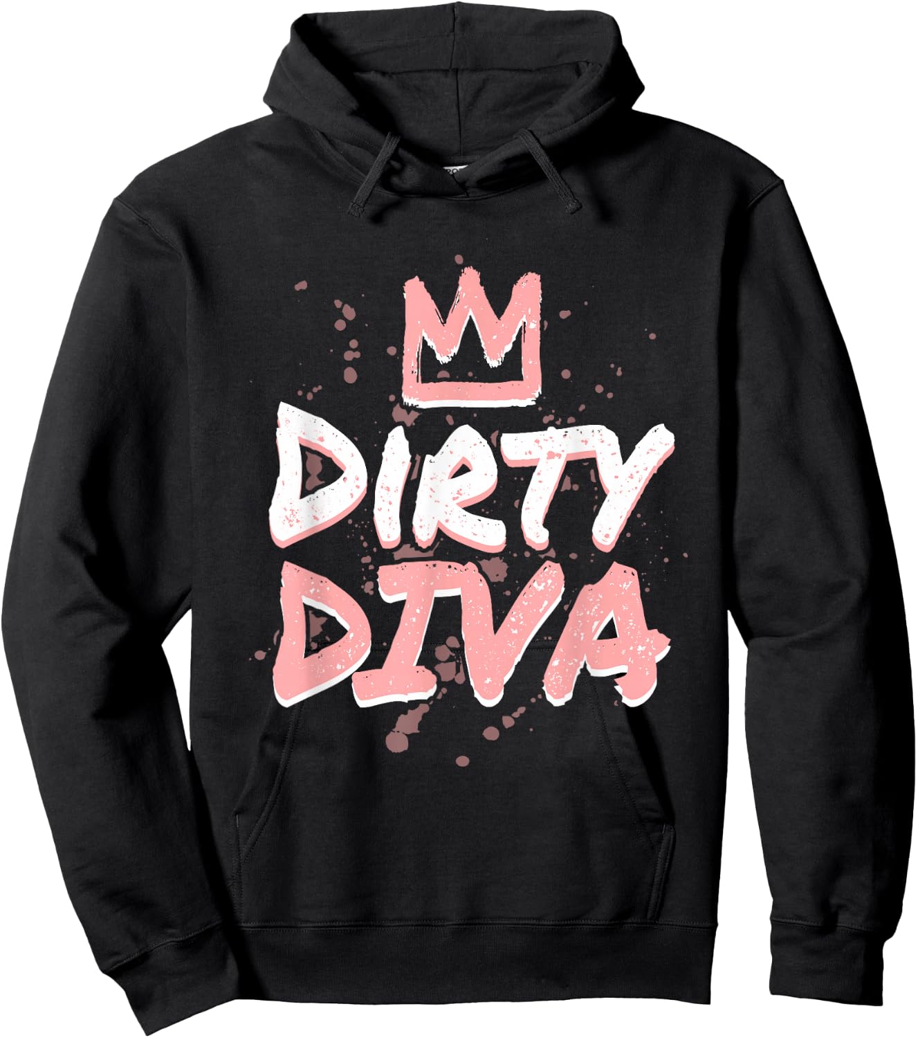 Dirty Diva Mud Run Shirts Mud Running Team Hoodie - Hoodie | Black
