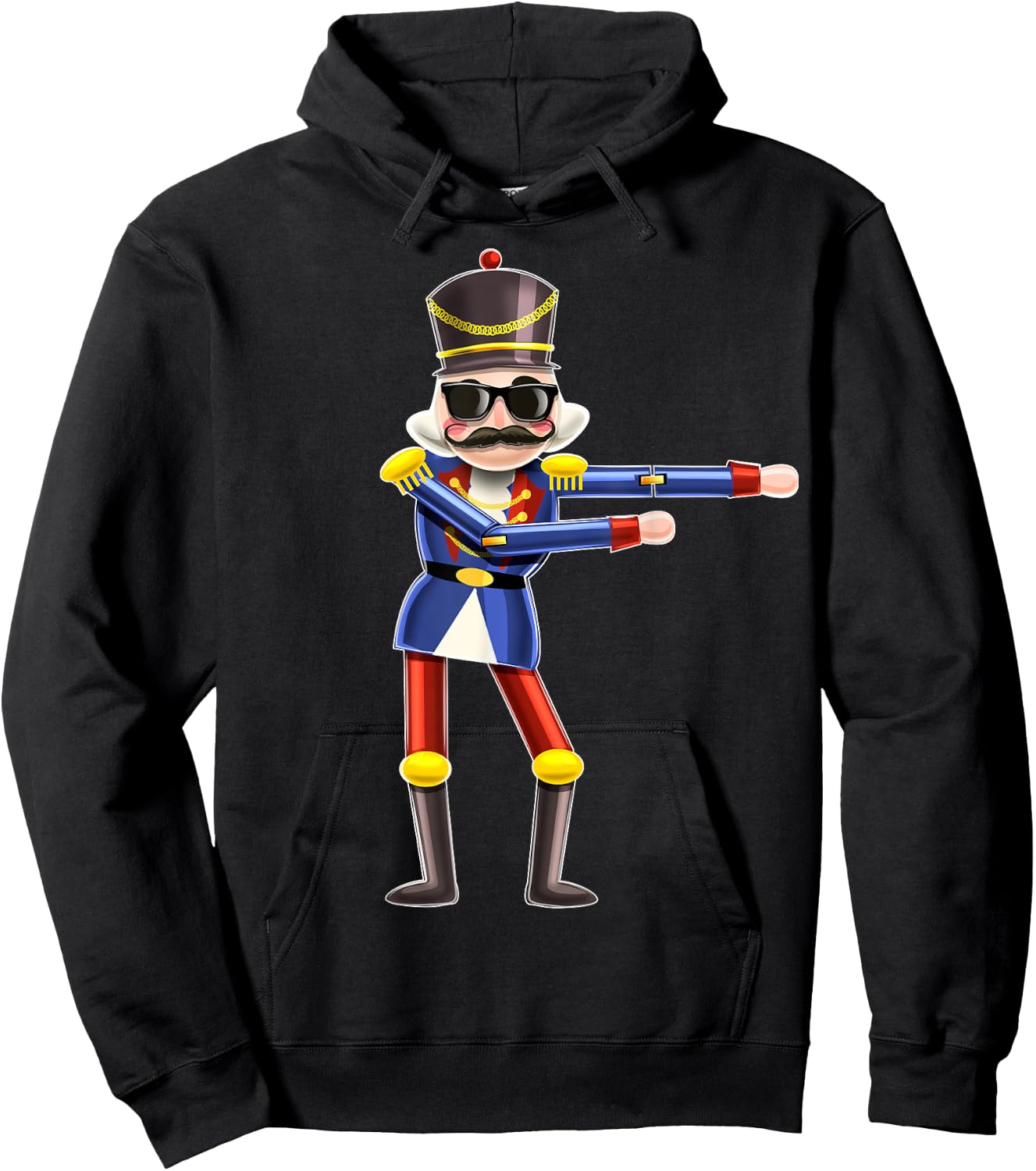 Flossing Nutcracker Shirt Nutcracker Christmas Gift Kids Hoodie - Hoodie | Black