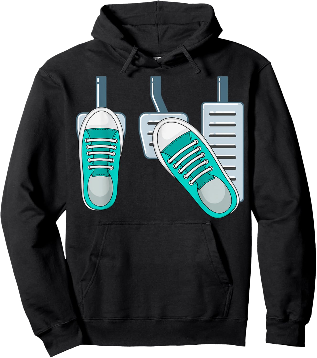 Save The Stick Funny Manual Transmission Three Pedals Car Hoodie - Hoodie | Black