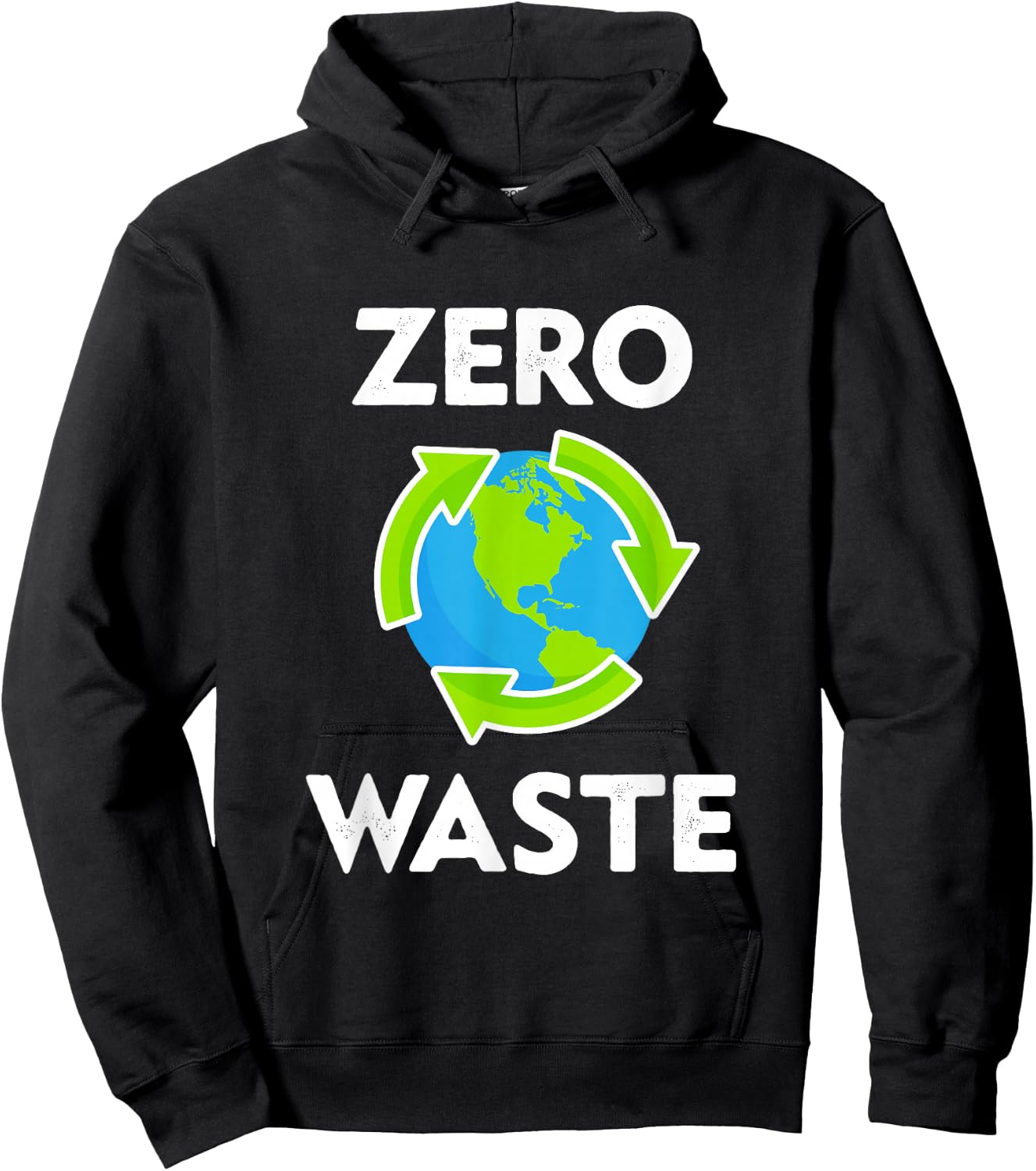 Zero Waste Earth Day Environmental Teacher Gift Anti Plastic Hoodie - Hoodie | Black