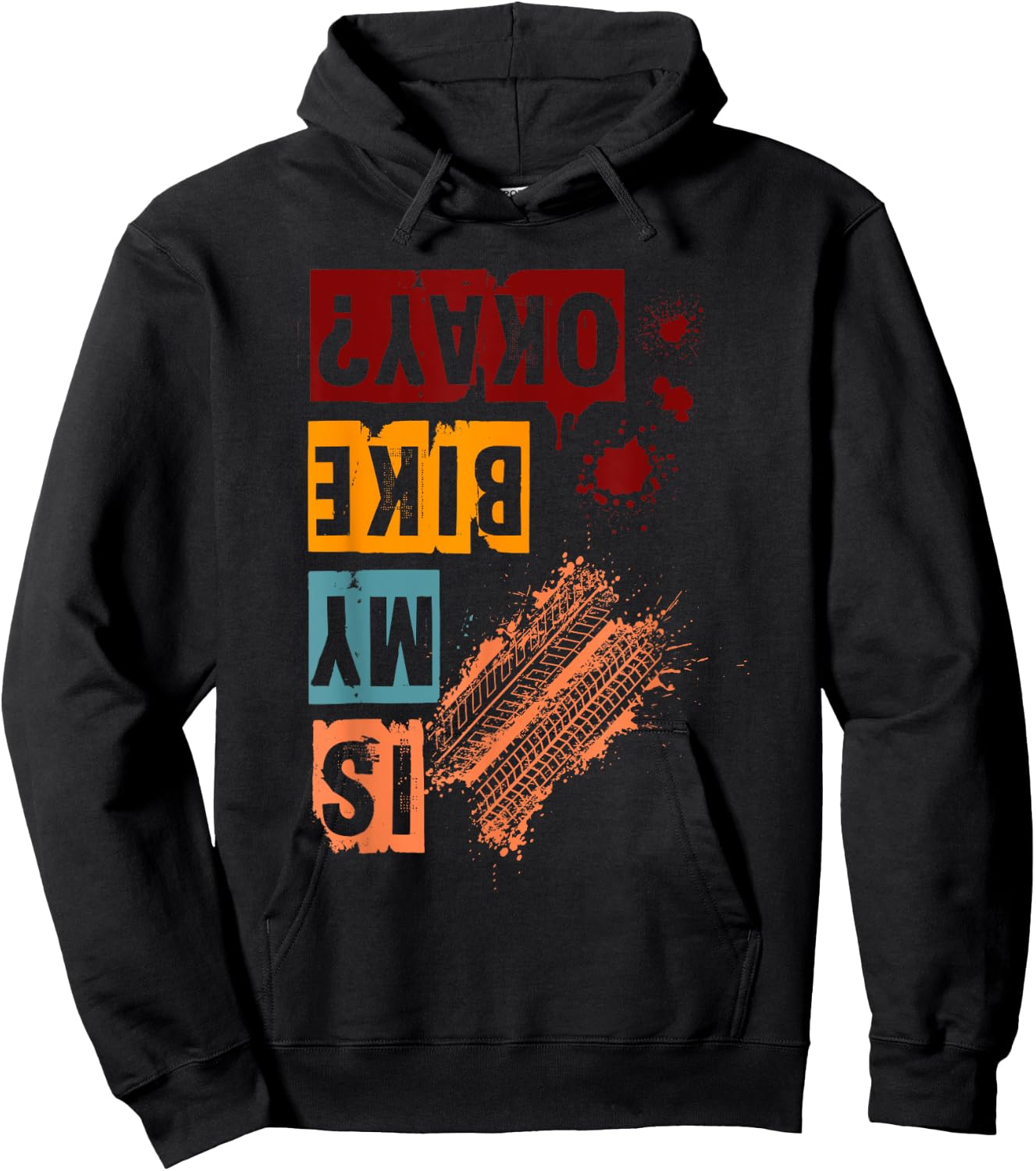Is My Bike Okay? - Downhill Rider Mountainbike Rider MTB Hoodie - Hoodie | Black