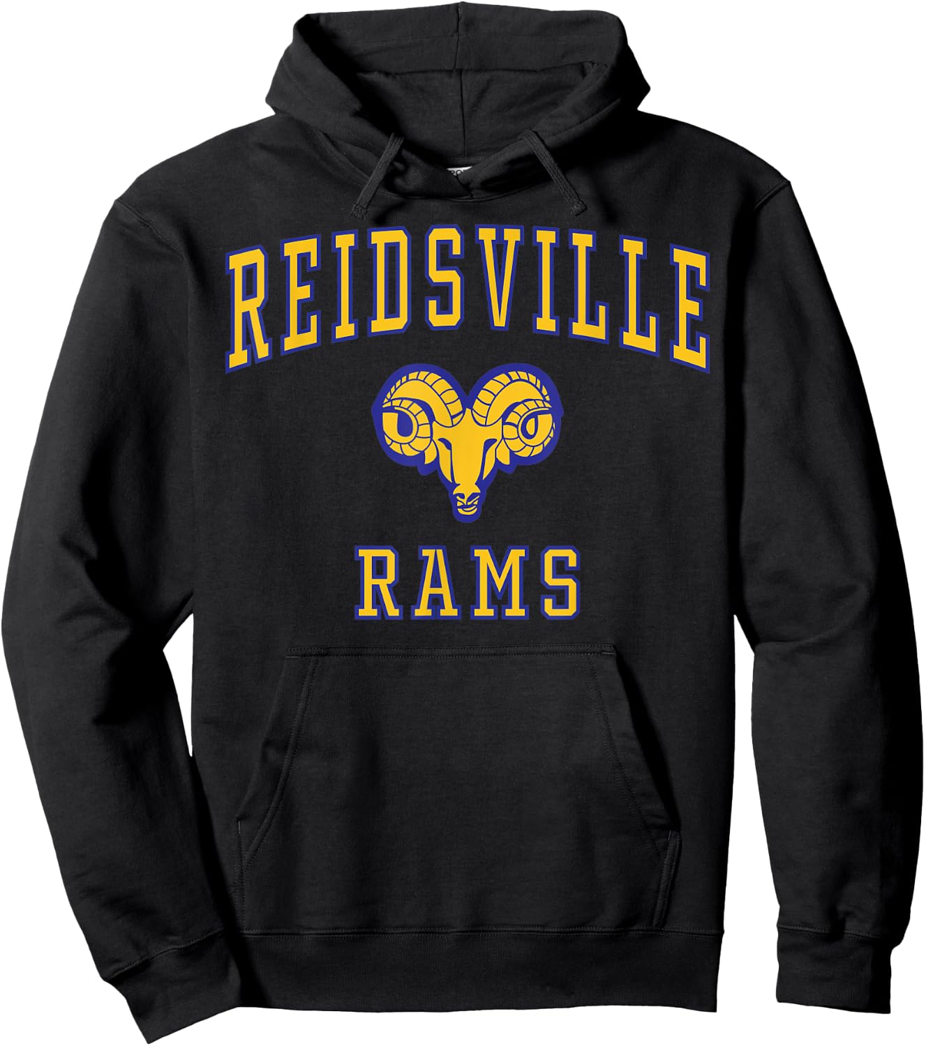 Reidsville High School Rams C1 Hoodie - Hoodie | Black