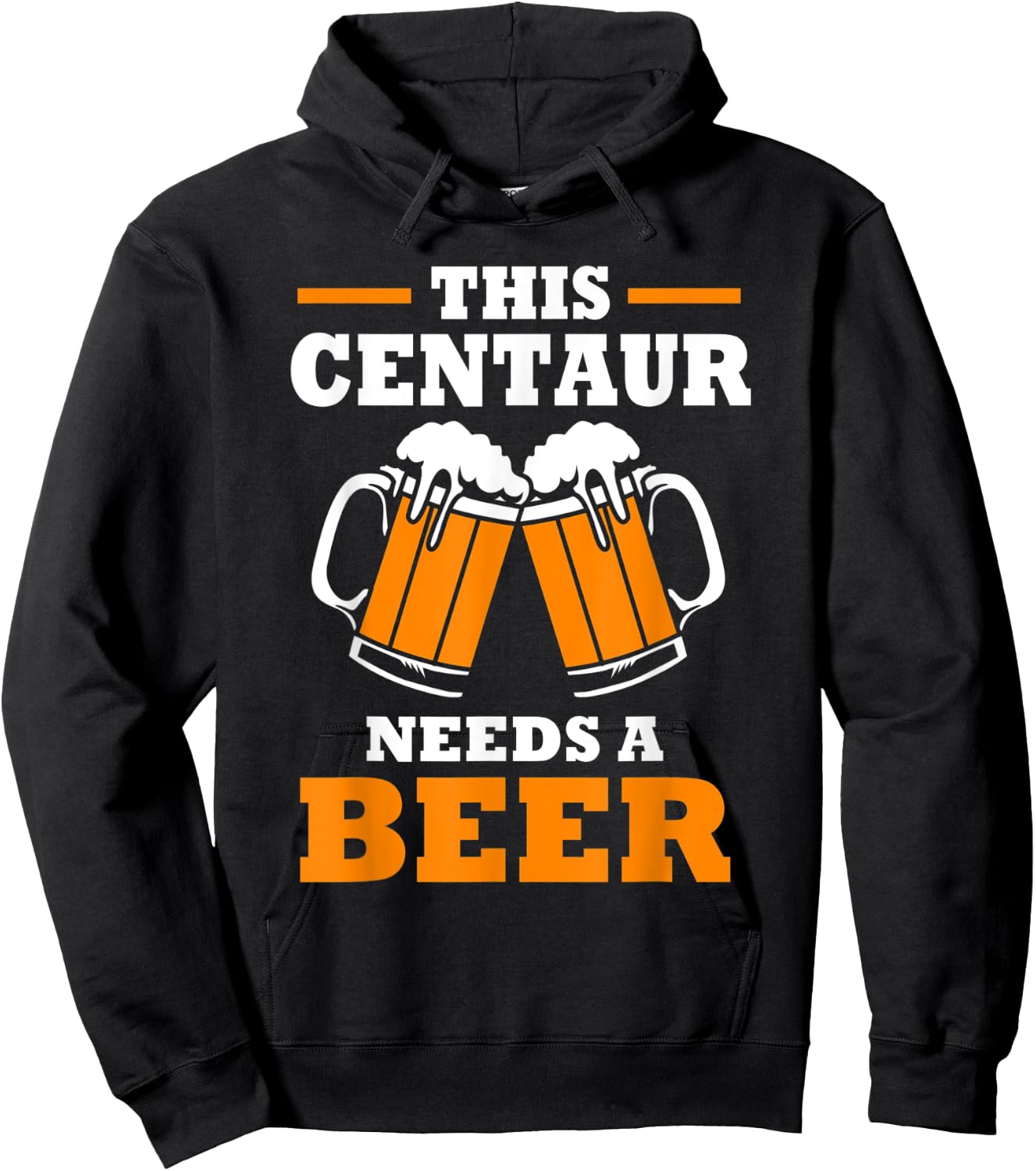 This Centaur Needs A Beer Funny Centaur Hoodie - Hoodie | Black
