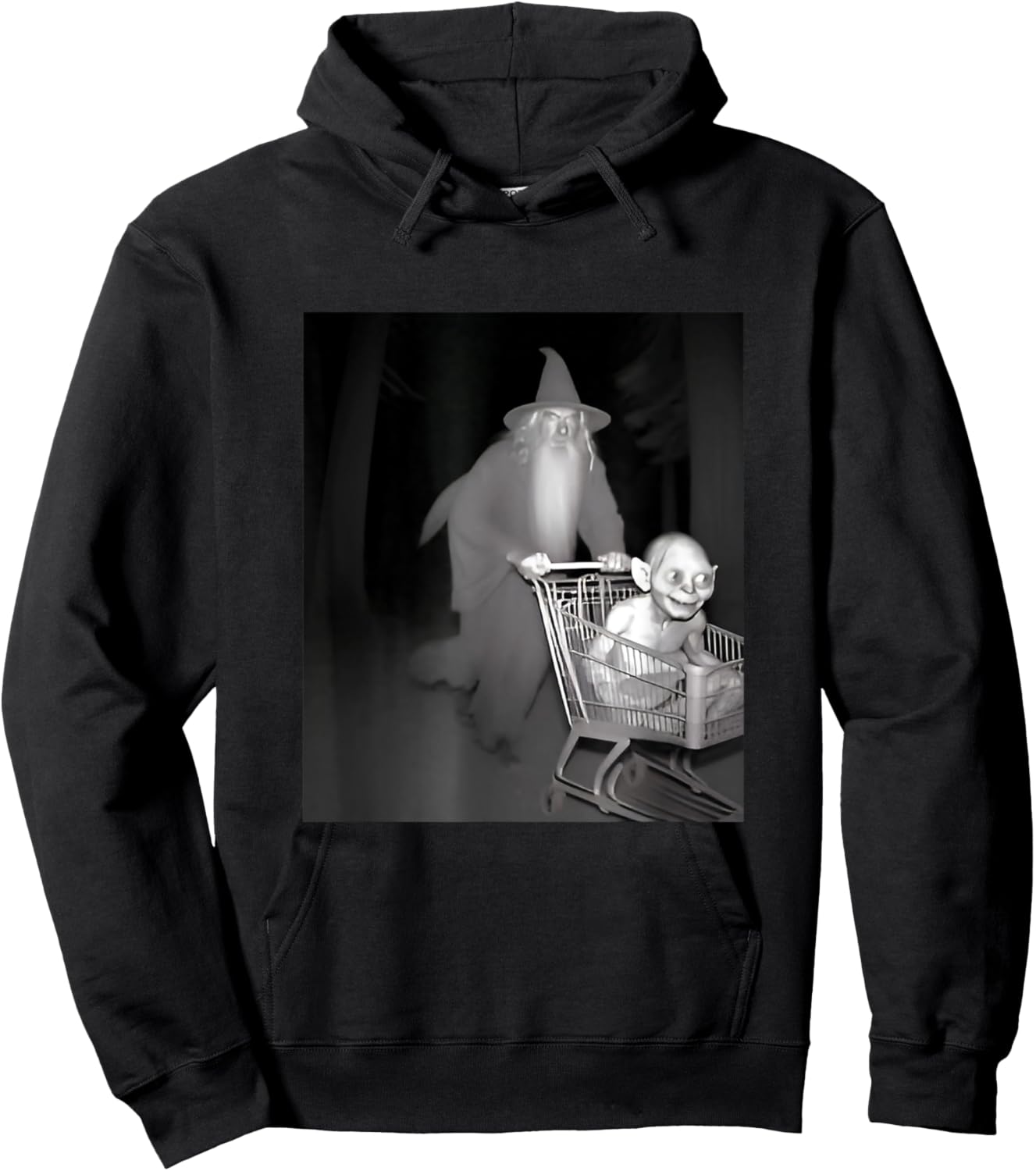 Funny L O T. R Gan dolf wizard shopping cart smeag funny Hoodie - Hoodie | Black