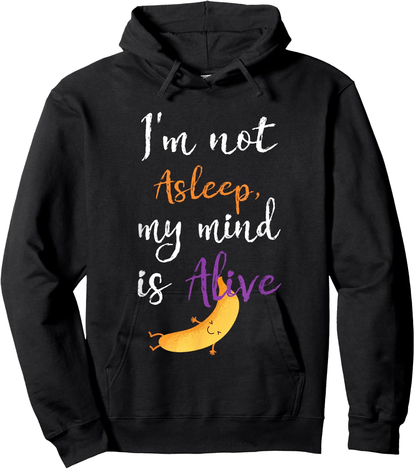 I'm Not Asleep, My Mind Is Alive, Anesthesia Hoodie - Hoodie | Black