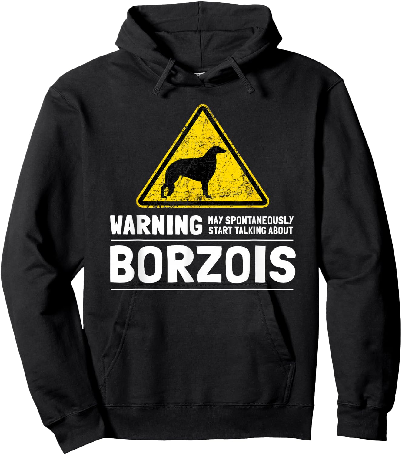 Borzoi Hoodie - Hoodie | Black
