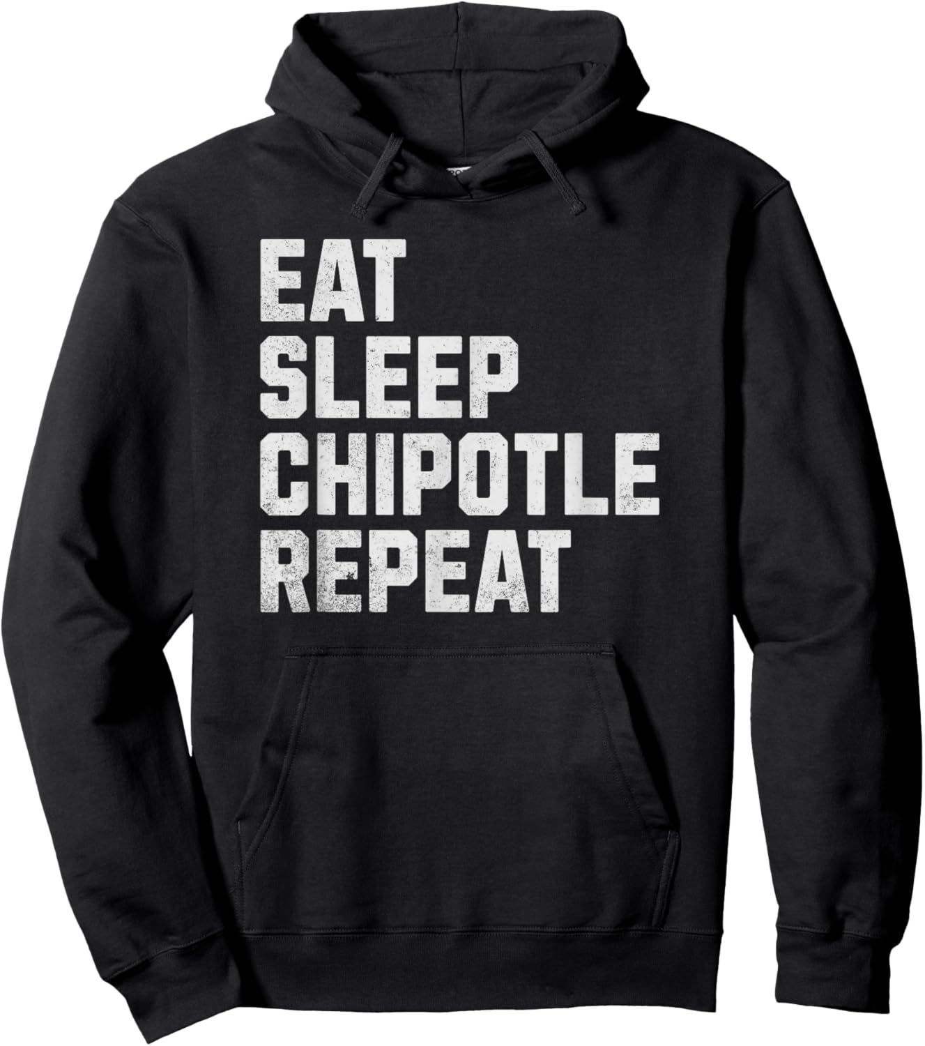 Eat Sleep Chipotle Repeat Fan Player Funny Hoodie - Hoodie | Black
