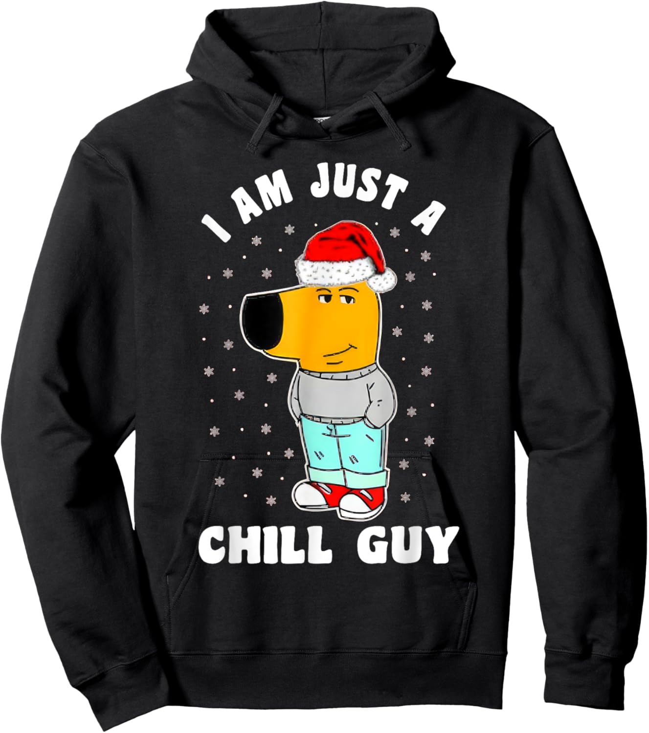 My New Character Is A Chill Guy Funny I Am Just A Chill Guy Hoodie - Hoodie | Black