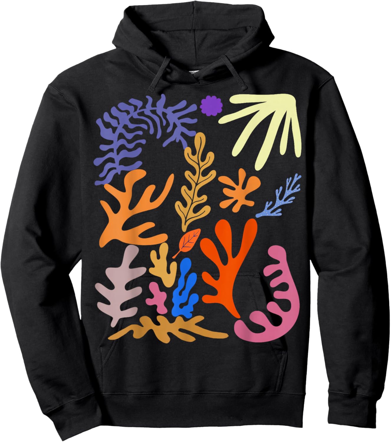 Matisse Painting Ästhetische Blume Künstliche Abstrakte Herbst Hoodie - Hoodie | Black