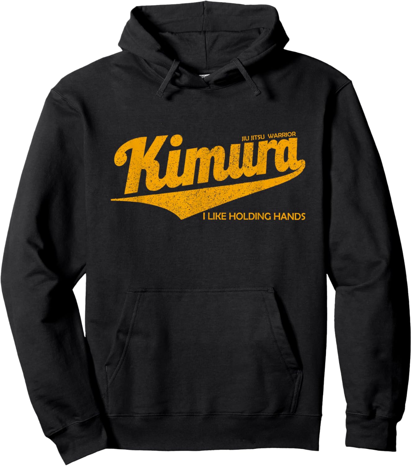 KIMURA I LIKE HOLDING HANDS , BJJ Brazilian Jiu-Jitsu Hoodie - Hoodie | Black