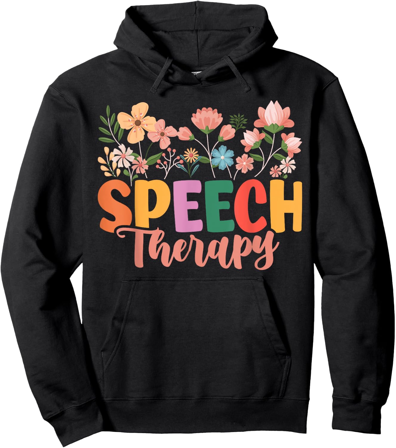 Speech Therapy Speech Language Pathologist Therapist Hoodie - Hoodie | Black