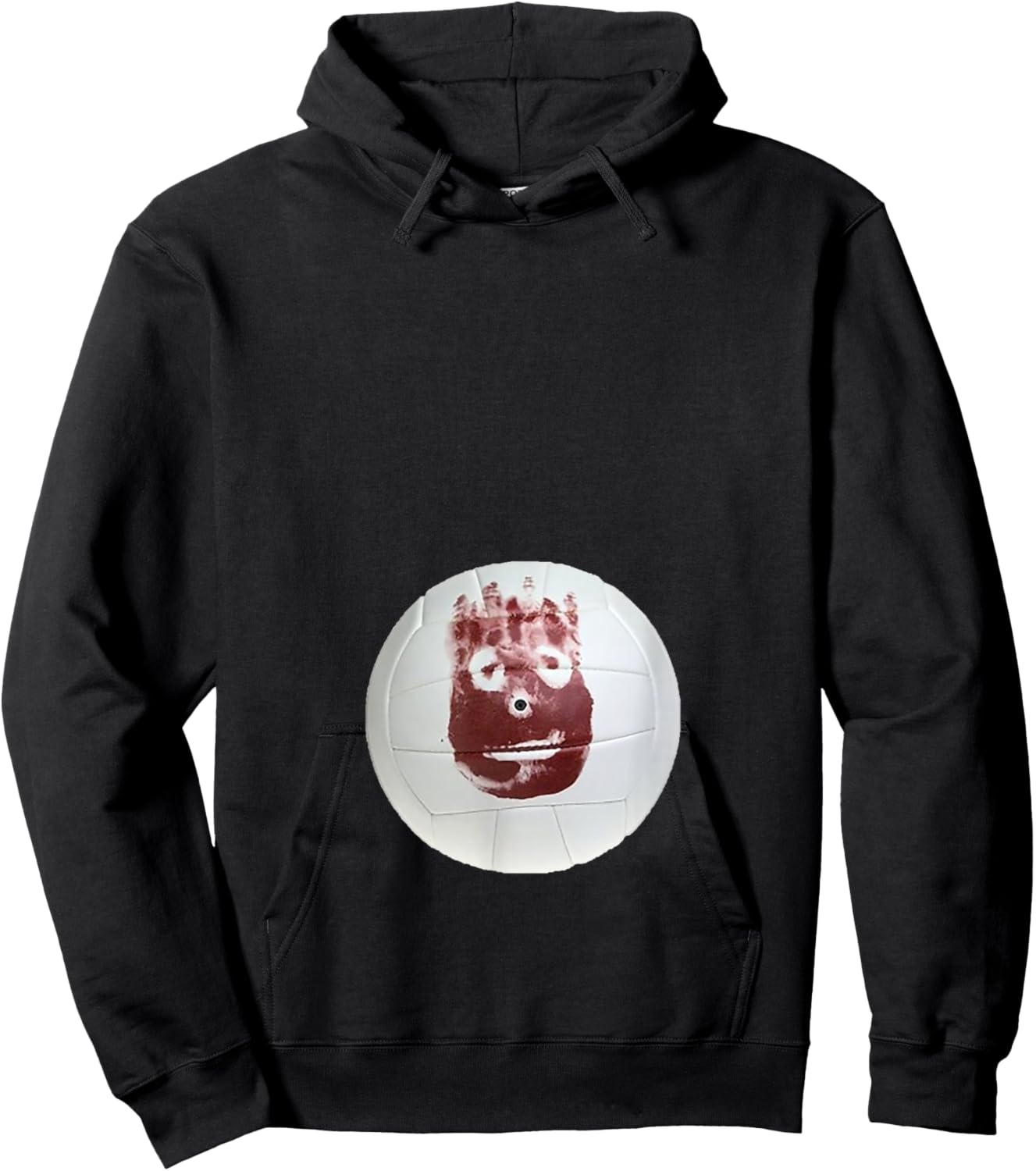 Pregnant Volleyball Hoodie - Hoodie | Black