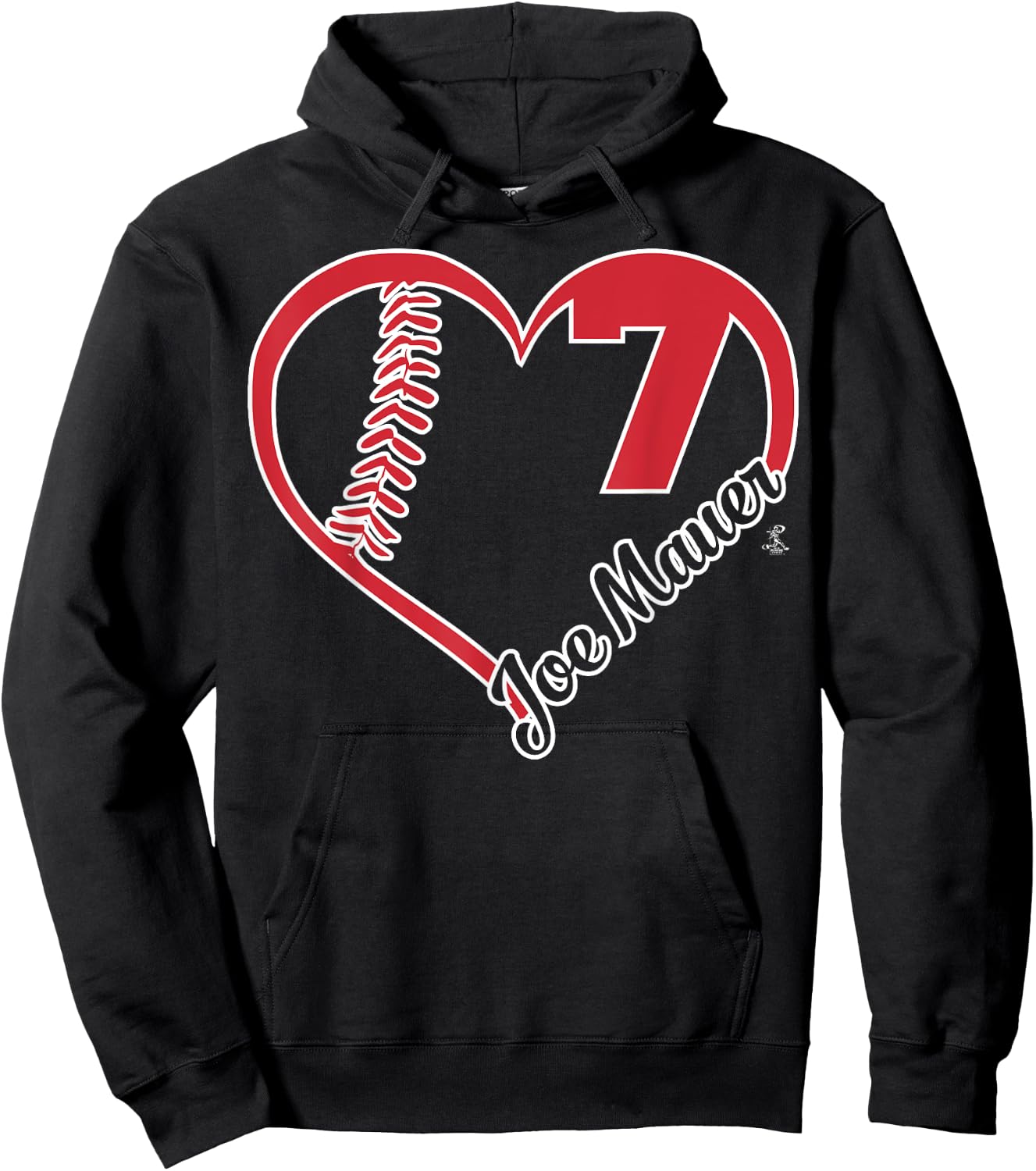 Joe Mauer Heart Team - Apparel Hoodie - Hoodie | Black