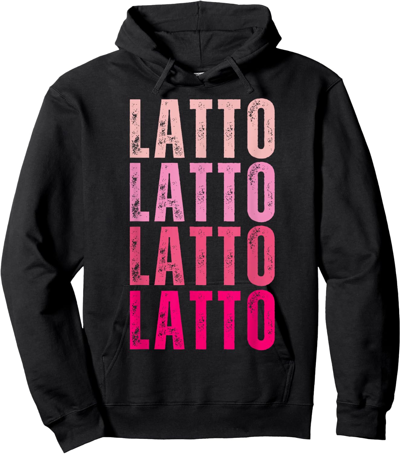 Personalized Name Latto I Love Latto Vintage Hoodie - Hoodie | Black