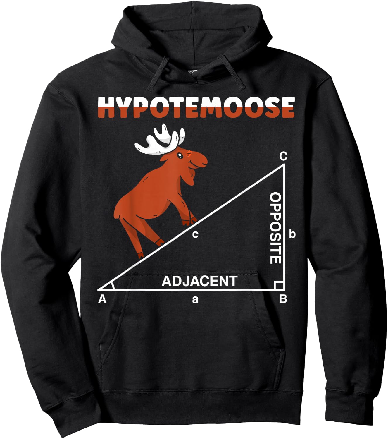 Hypotemoose Mathematics Teacher Mathematician Math Geek Hoodie - Hoodie | Black