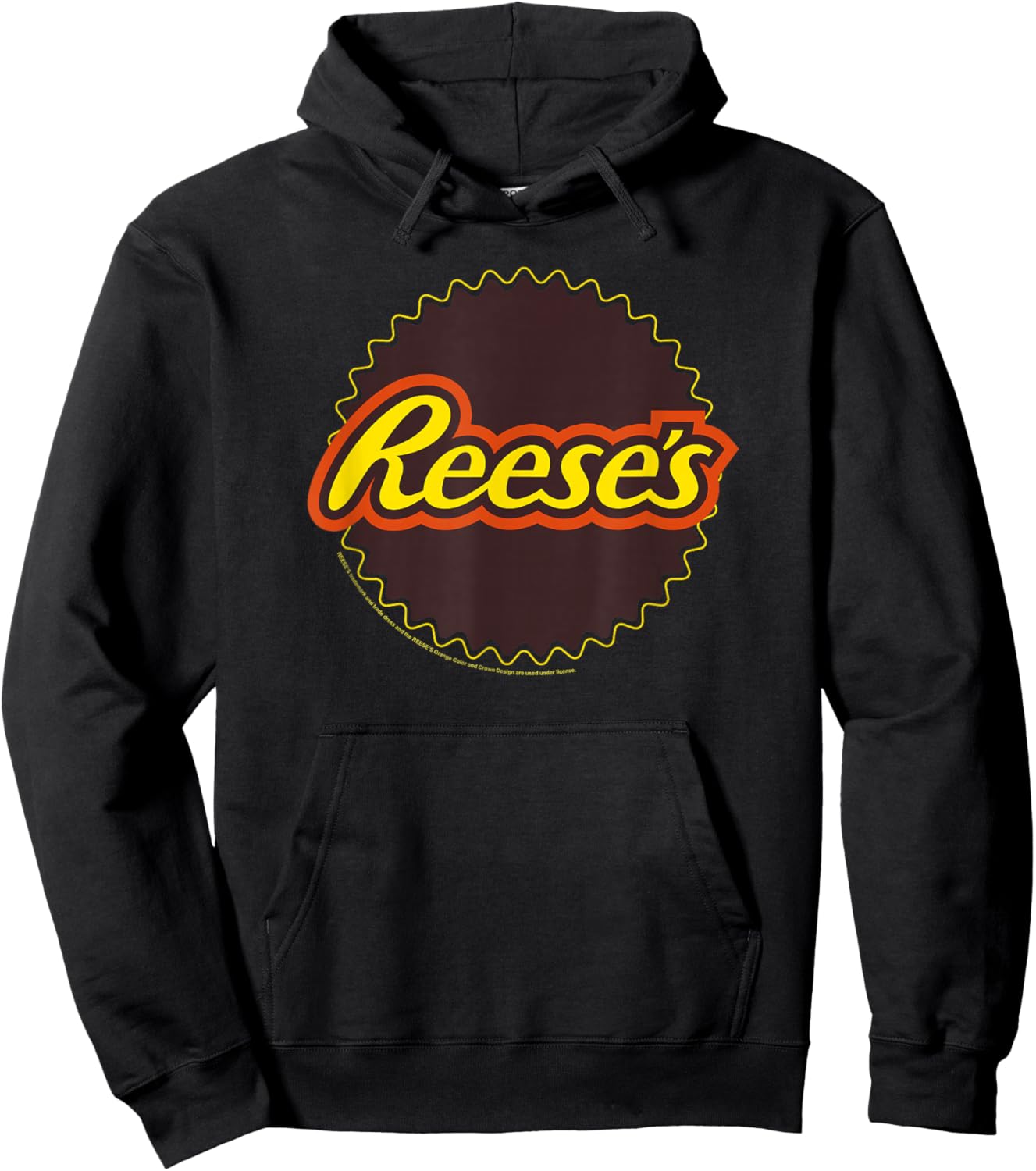 Reese's Peanut Butter Cup Outline Highlight Logo Hoodie - Hoodie | Black