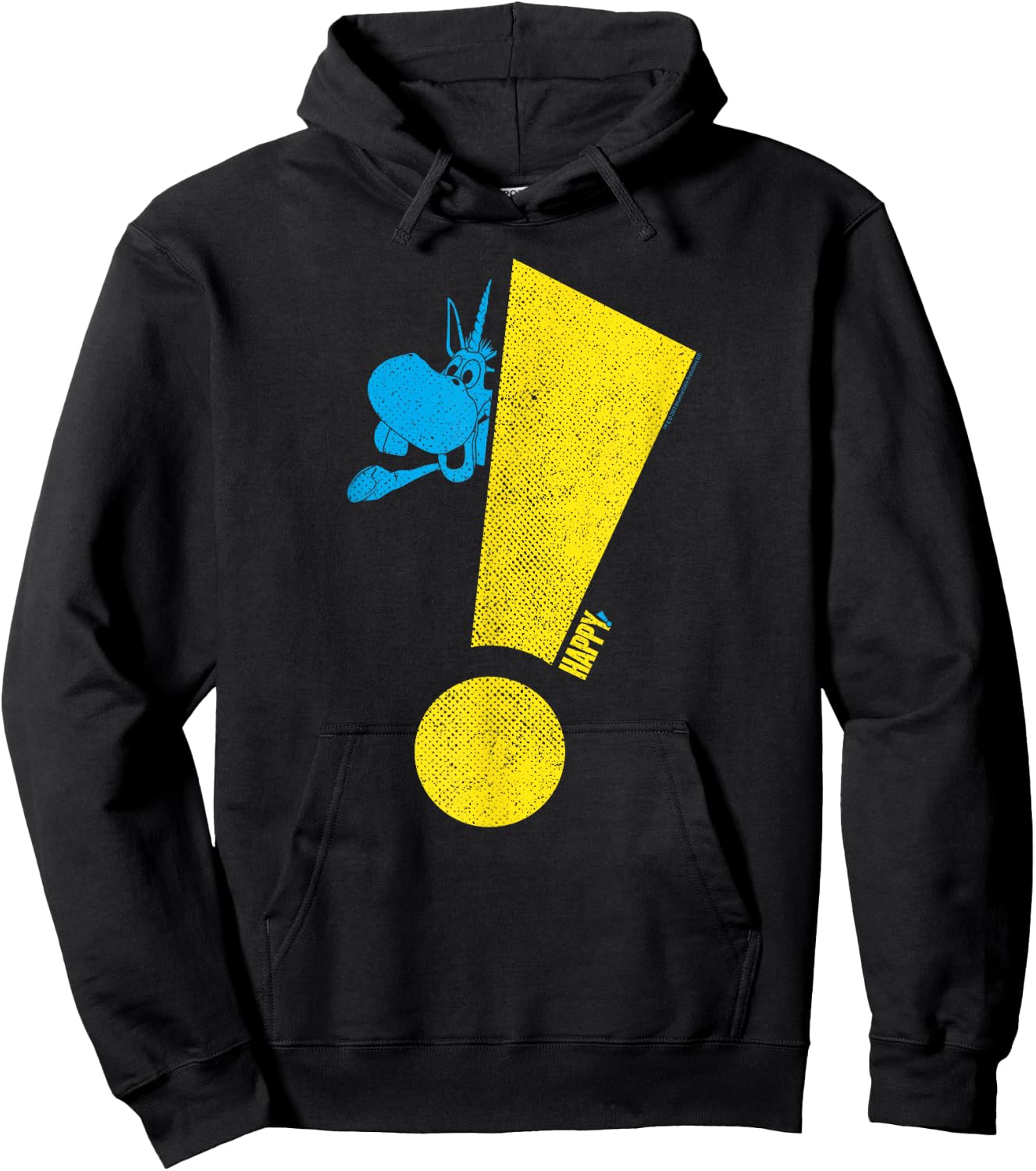 Happy! Exclamation Hoodie - Hoodie | Black