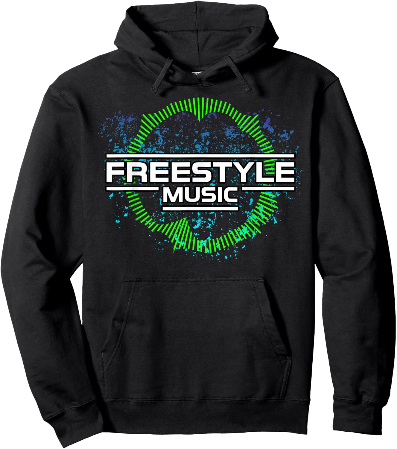 Freestyle Music Dance Electro Hoodie - Hoodie | Black