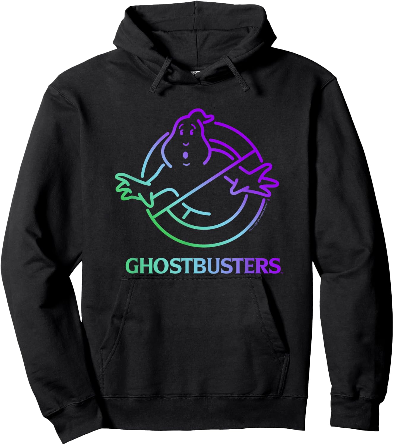Ghostbusters Cool Ombre No Ghost Logo Hoodie - Hoodie | Black
