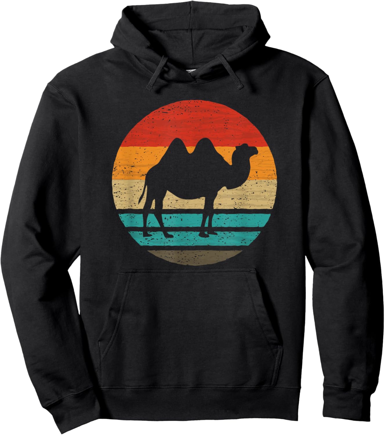 Kamel Retro Style Vintage Hoodie - Hoodie | Black