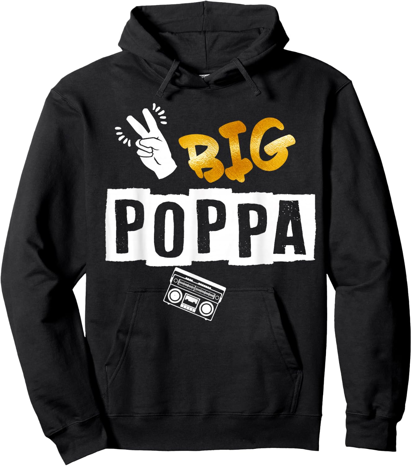2nd Birthday Hip Hop Theme Two Legit To Quit Outfit Hoodie - Hoodie | Black