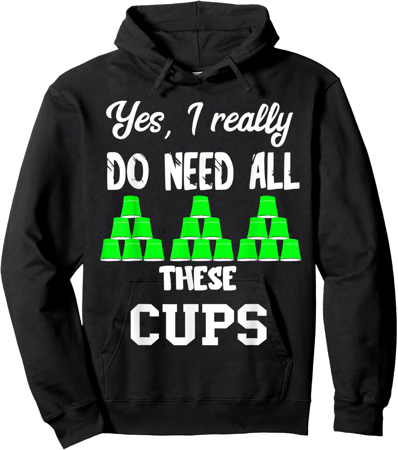 Speed Cups Stacking Sport Stacker Sport Stacking Hoodie - Hoodie | Black