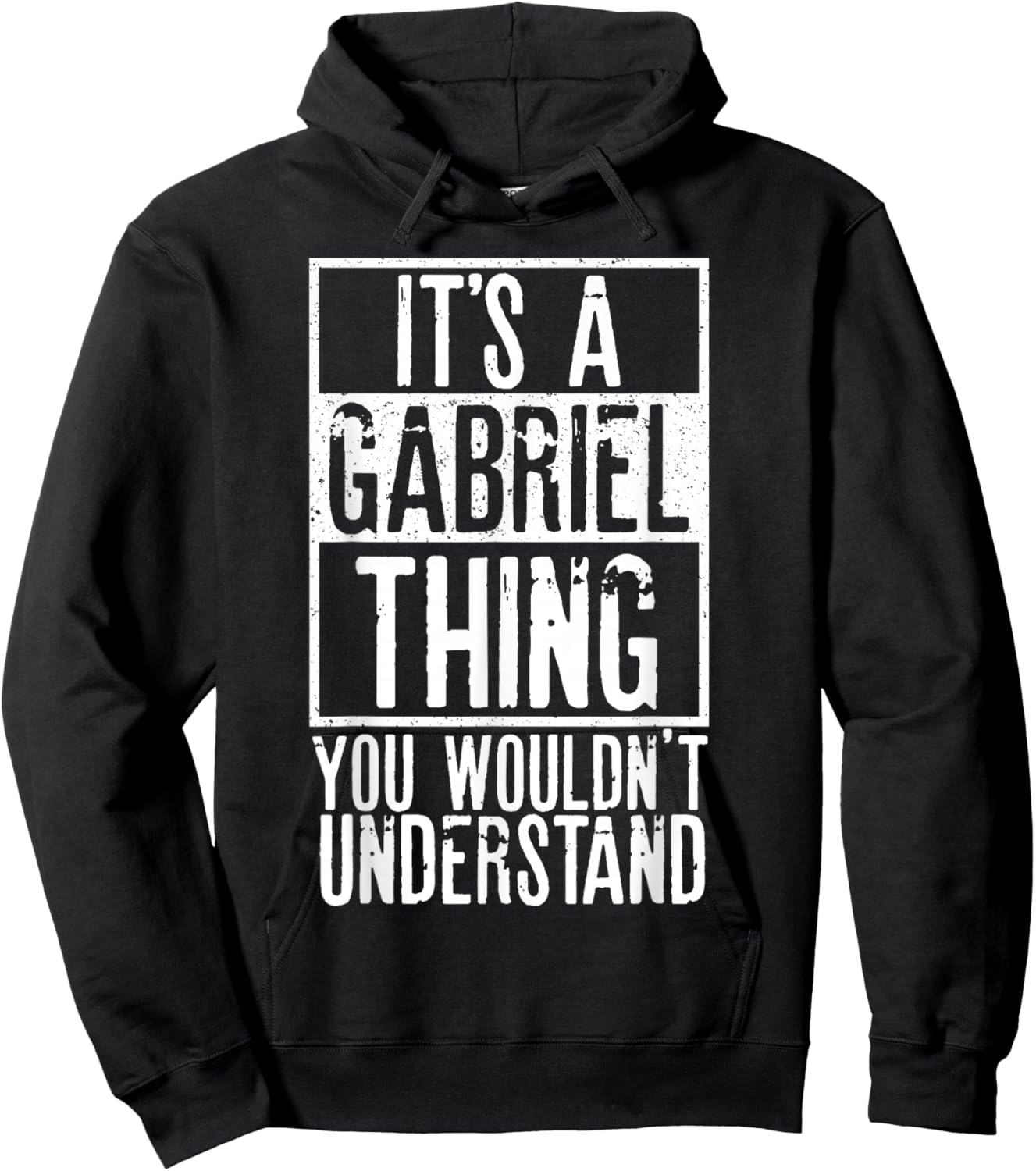 Its A Gabriel Thing You Wouldnt Understand Hoodie - Hoodie | Black