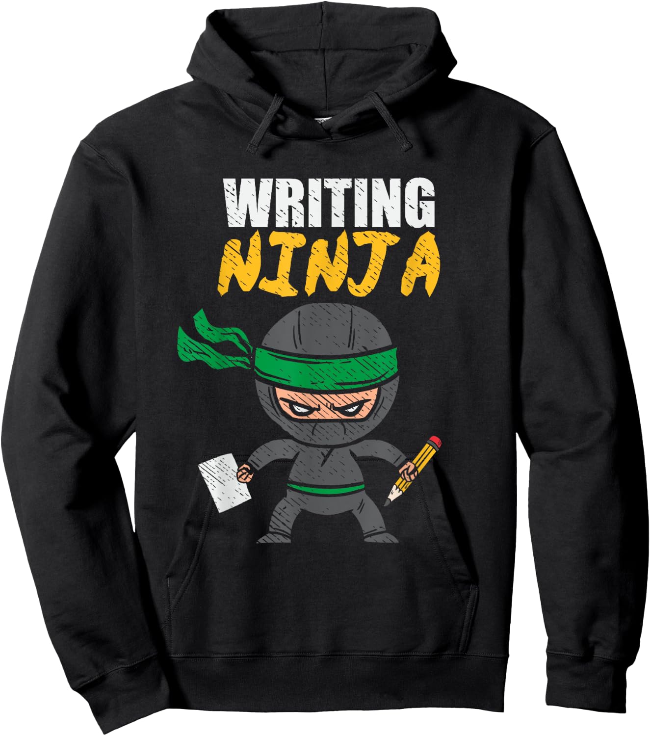 Writing Ninja Author Script Editor Book Lover Story Writer Hoodie - Hoodie | Black