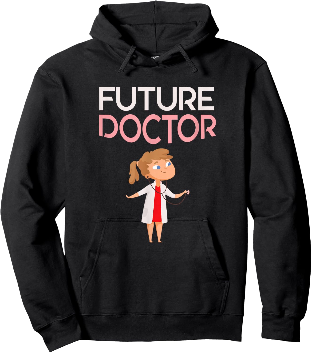 Future Doctor for Kids Funny Medical Gift Hoodie - Hoodie | Black