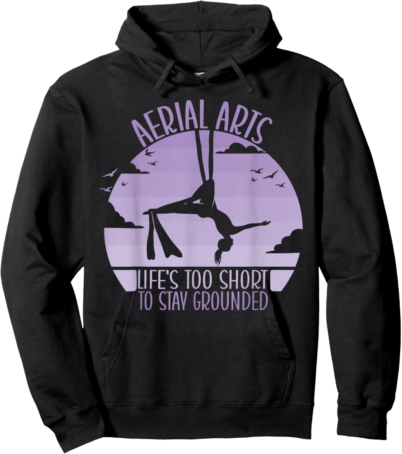 Aerialist Acrobatics Yoga Aerial Silks Aerial Arts Hoodie - Hoodie | Black