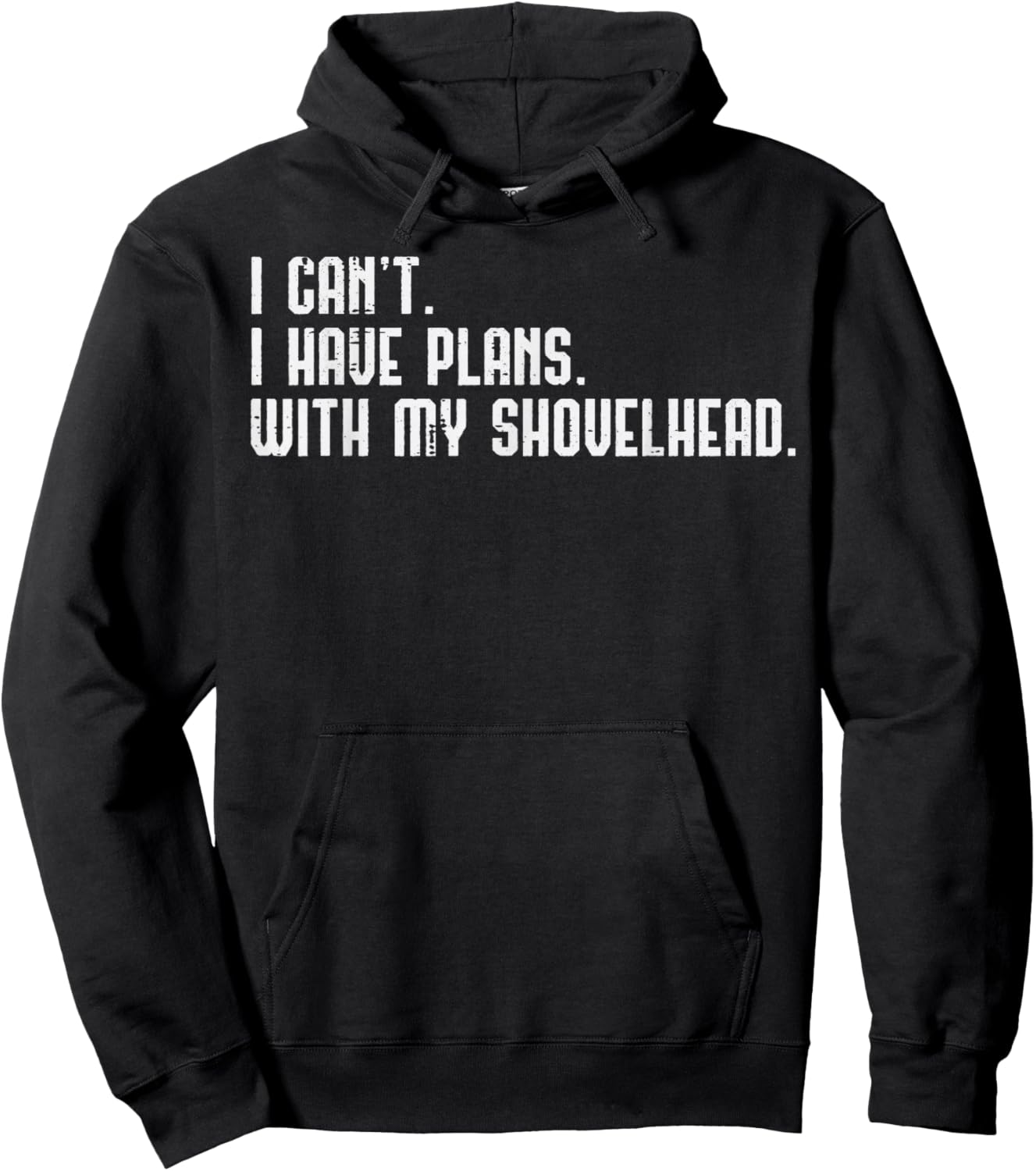 I Cant I Have Plans With Shovelhead Bike Mechanic Garage Men Hoodie - Hoodie | Black