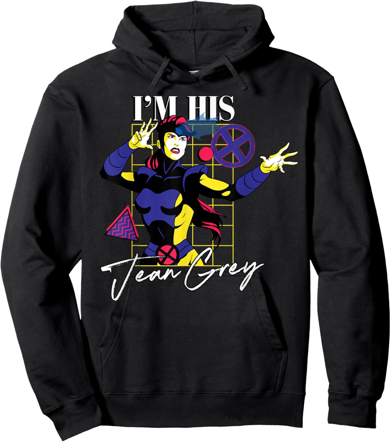 Marvel Super Heroes X-Men Couples Matching I’m His Jean Grey Hoodie - Hoodie | Black