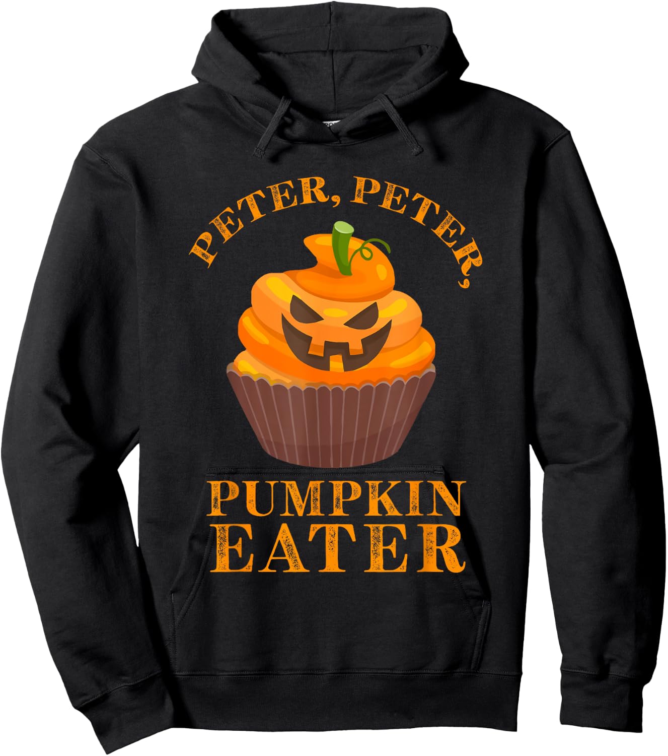 Peter Peter Pumpkin Eater Cupcake Halloween Costume Gift Hoodie - Hoodie | Black