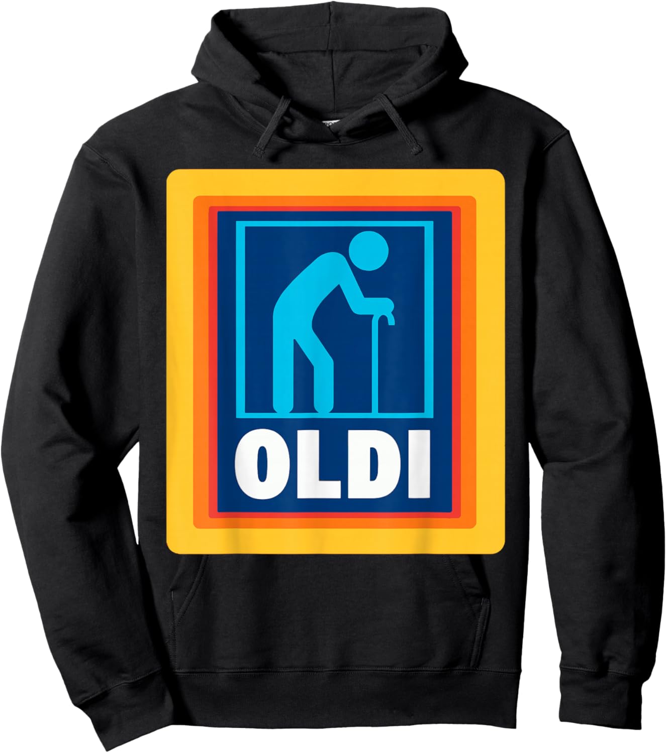 Funny OLDI Shirt -Adults Black Halloween Small Hoodie - Hoodie | Black
