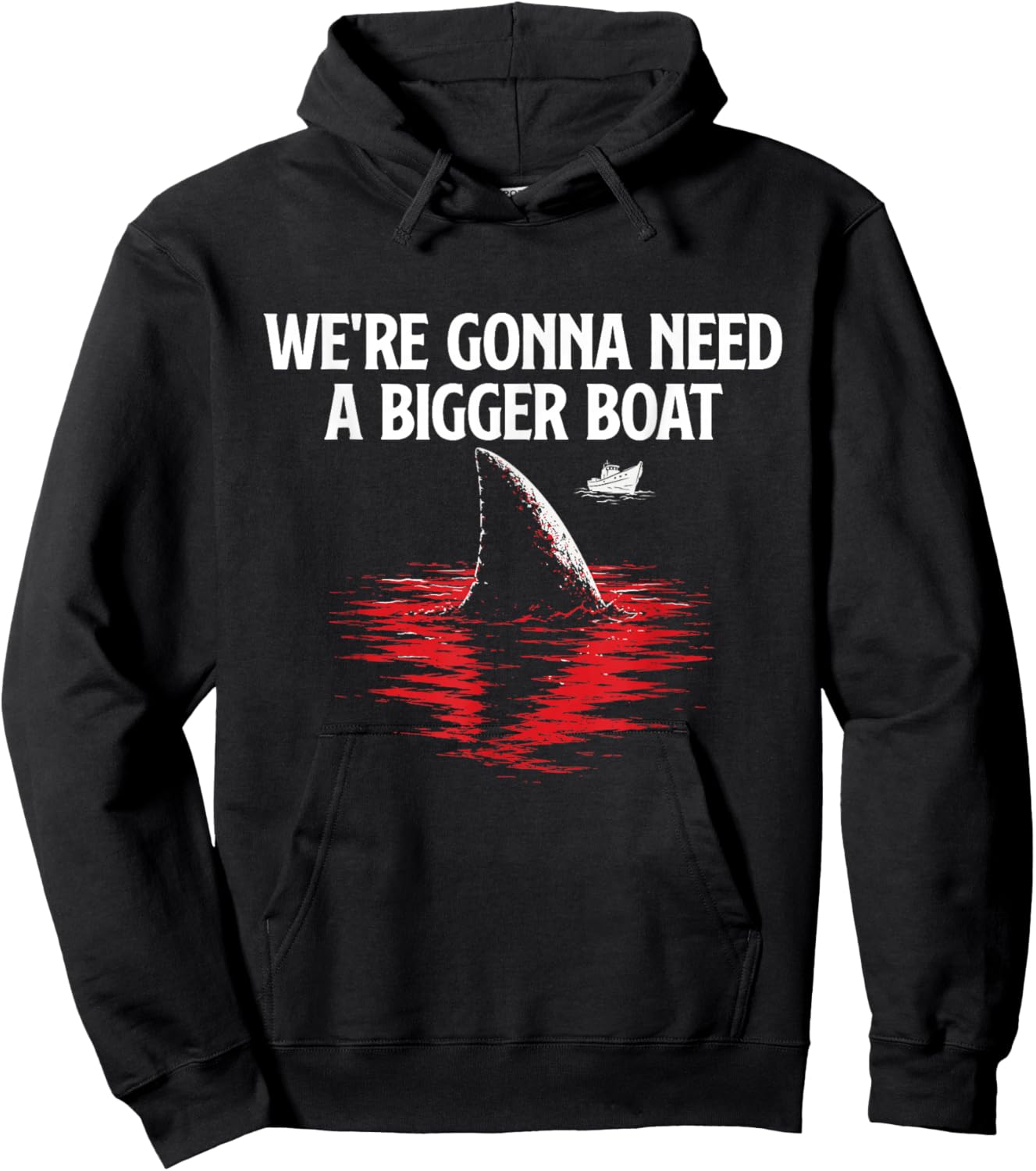 We're Gonna Need A Bigger Boat - Shark Lover Marine Biology Hoodie - Hoodie | Black