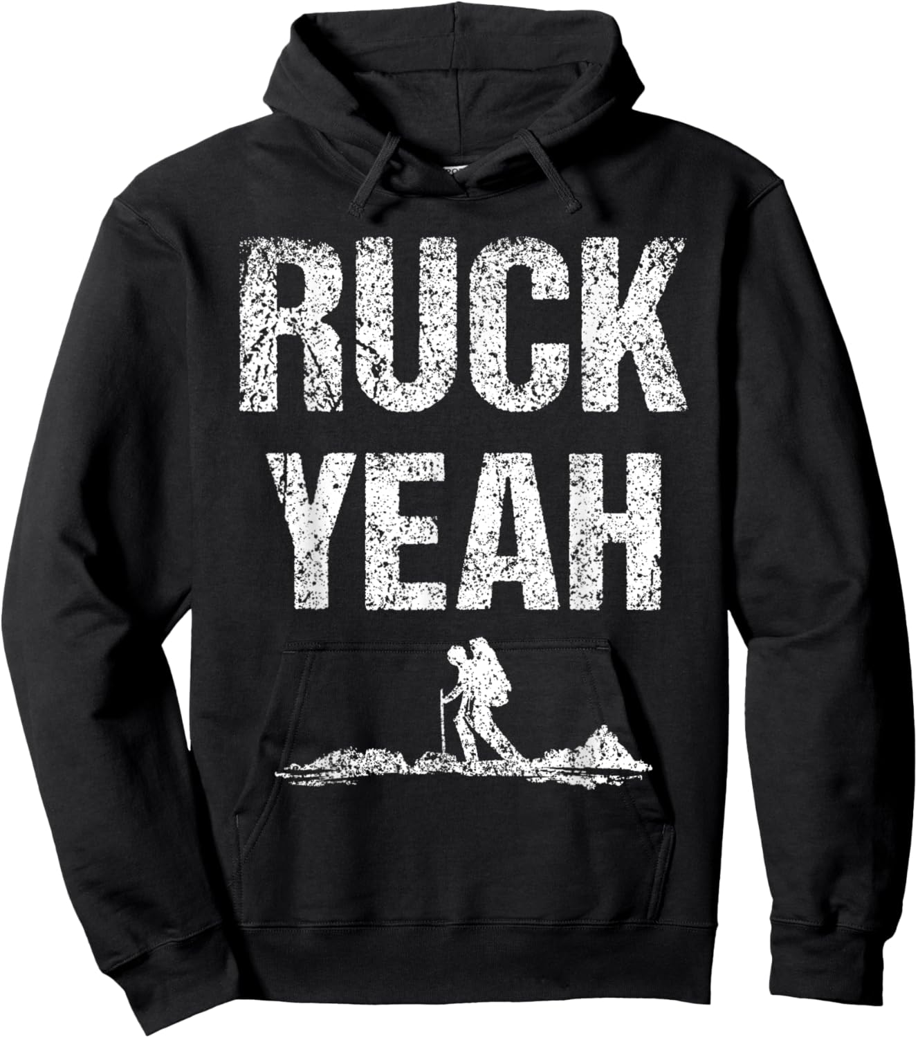 Ruck Yeah Workout Rucksack Backpack Rucking Hoodie - Hoodie | Black