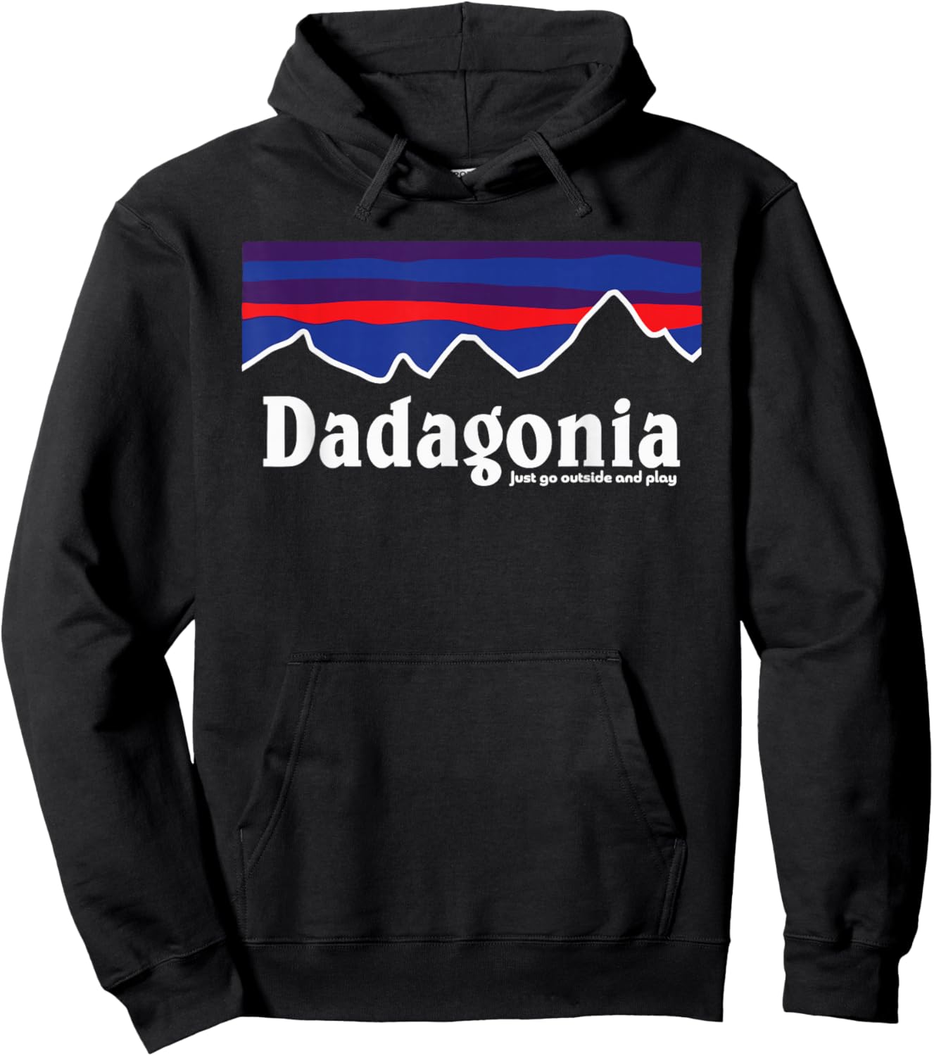 Dadagonia Just go outside and play Hoodie - Hoodie | Black