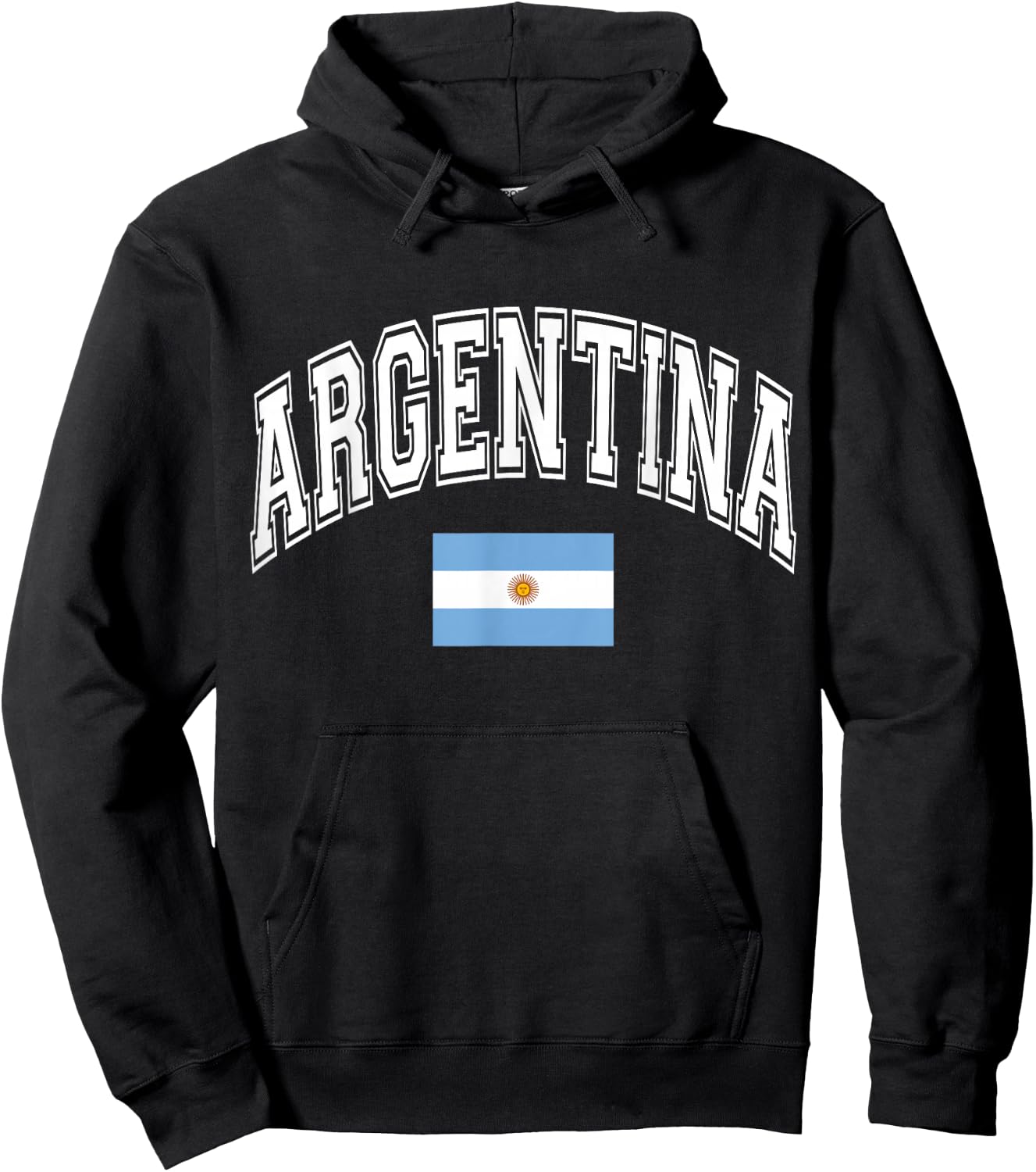 Argentina Argentinian Flag Hoodie - Hoodie | Black