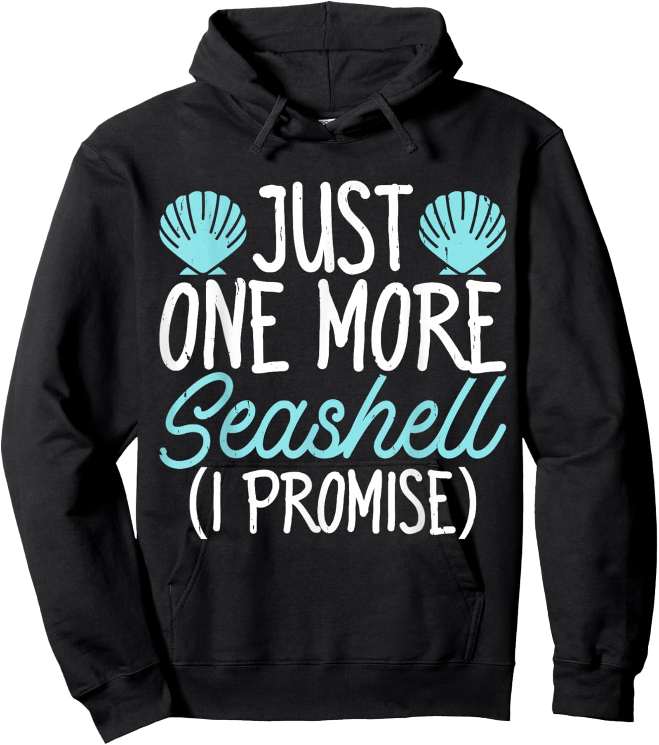 Just One More Seashell I Promise Hoodie - Hoodie | Black