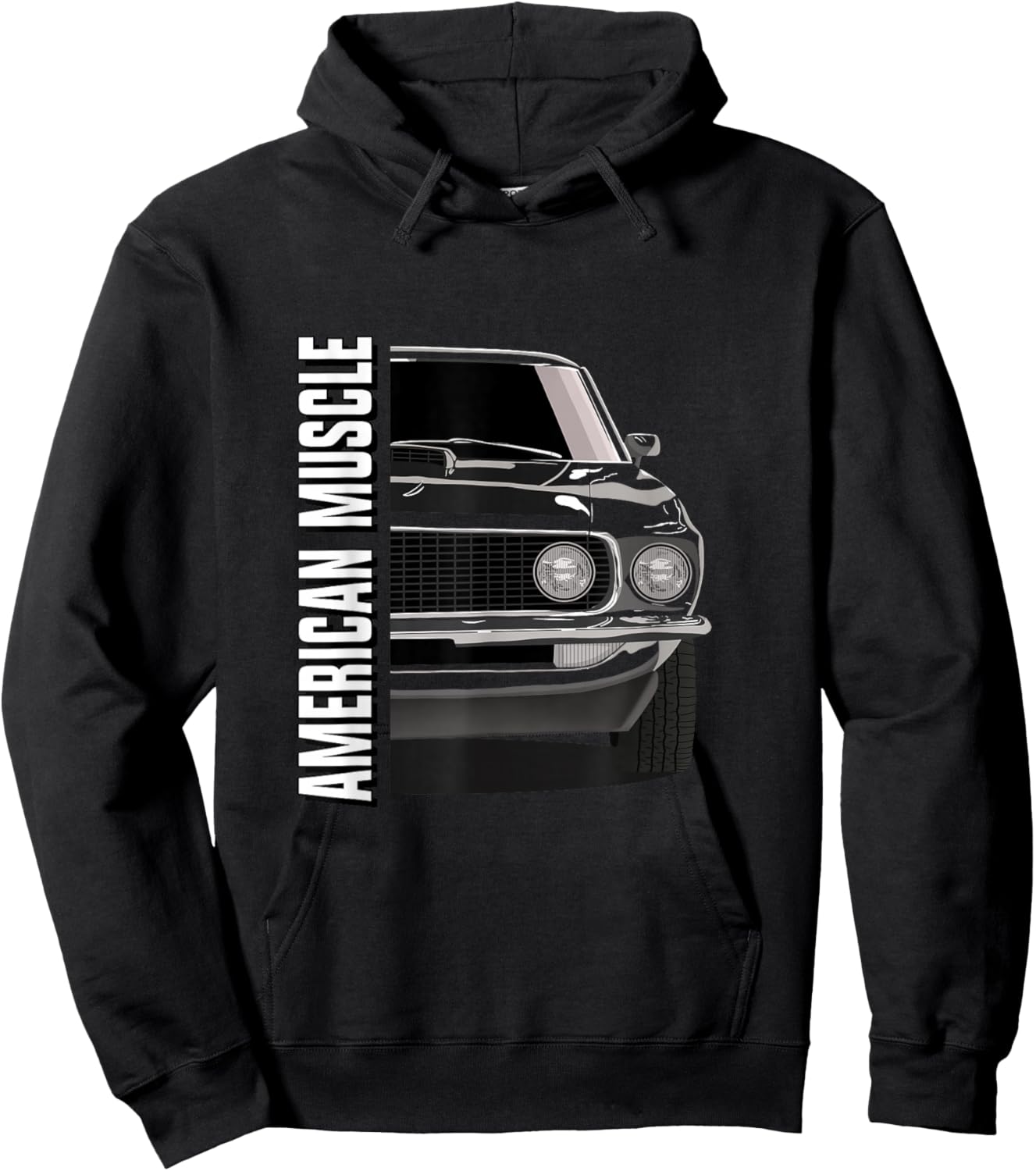 Classic Boss 429 Old School American Muscle Car Hoodie - Hoodie | Black