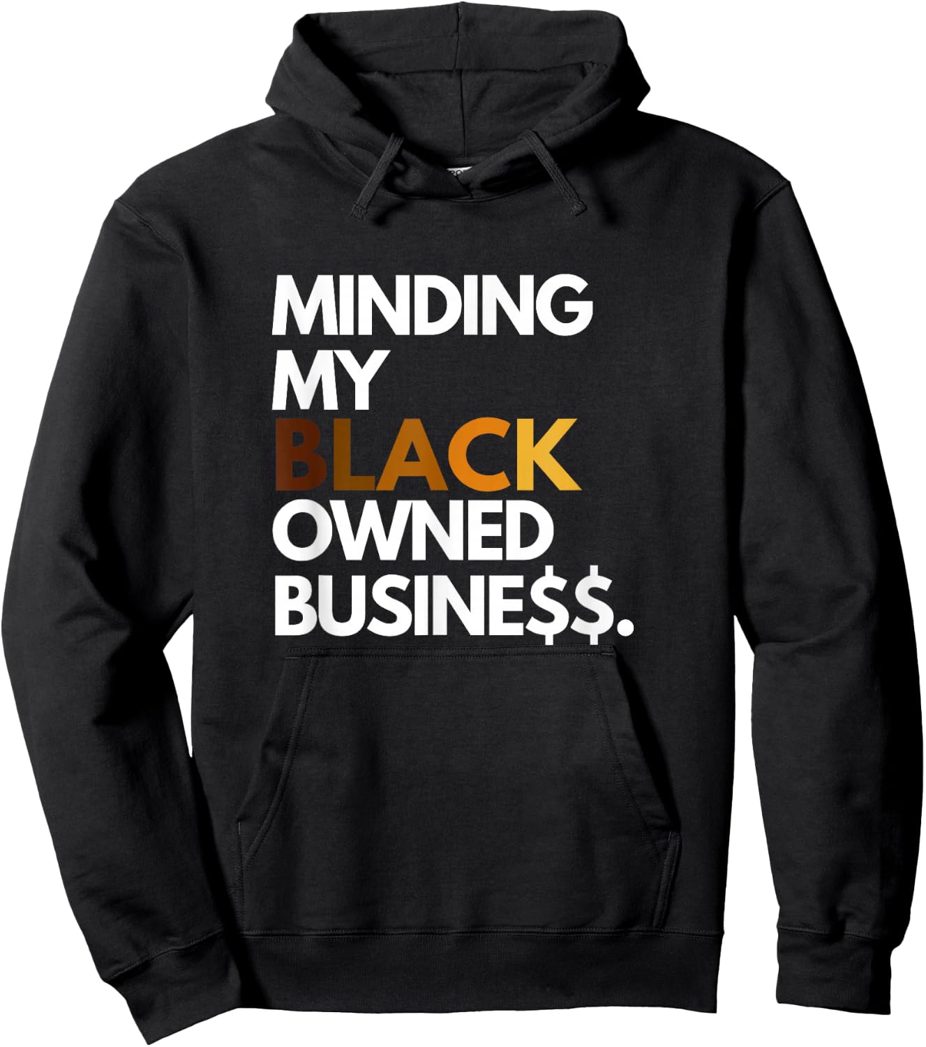 Minding My Owned Black Business Hoodie - Hoodie | Black