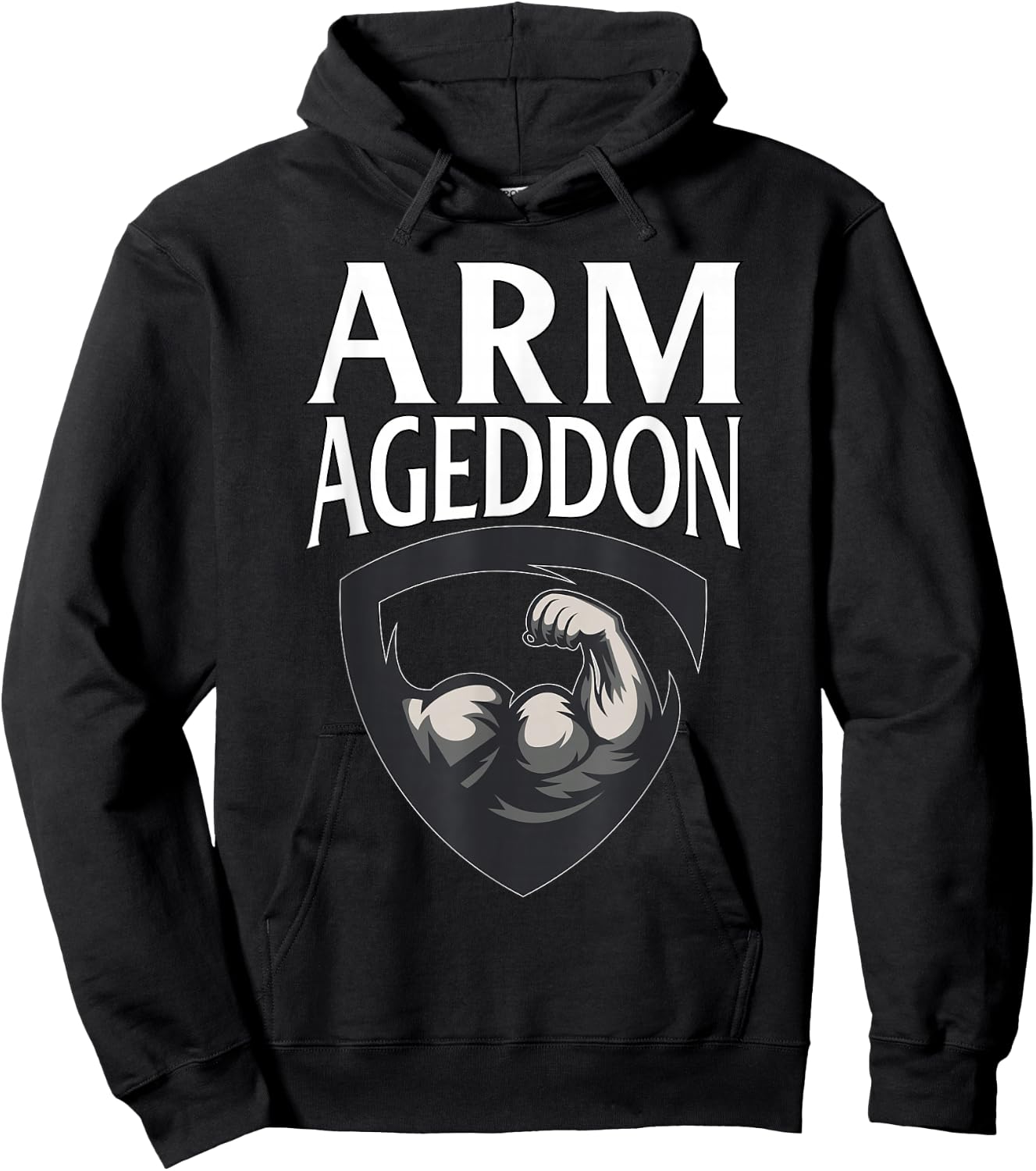 Armageddon | Fitness Weightlifting Deadlift Workout Gym Hoodie - Hoodie | Black