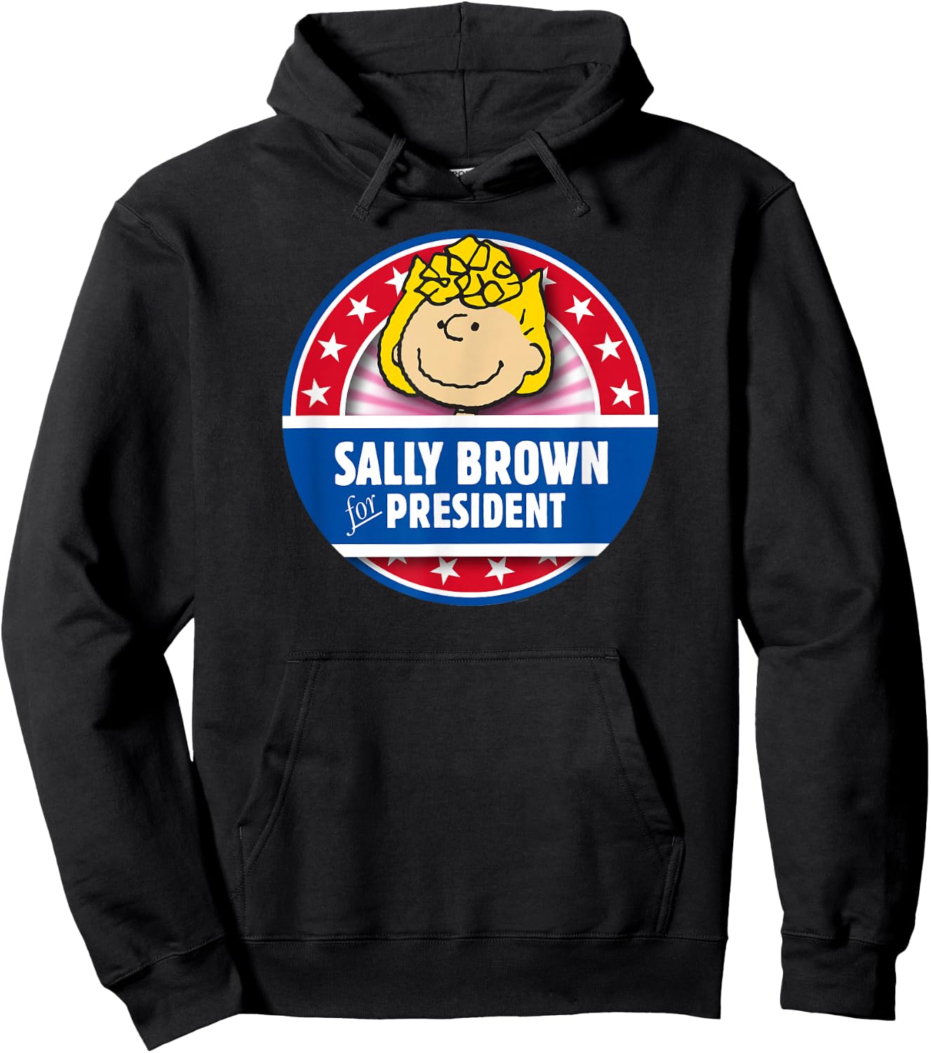 Peanuts Sally Brown For President Hoodie - Hoodie | Black