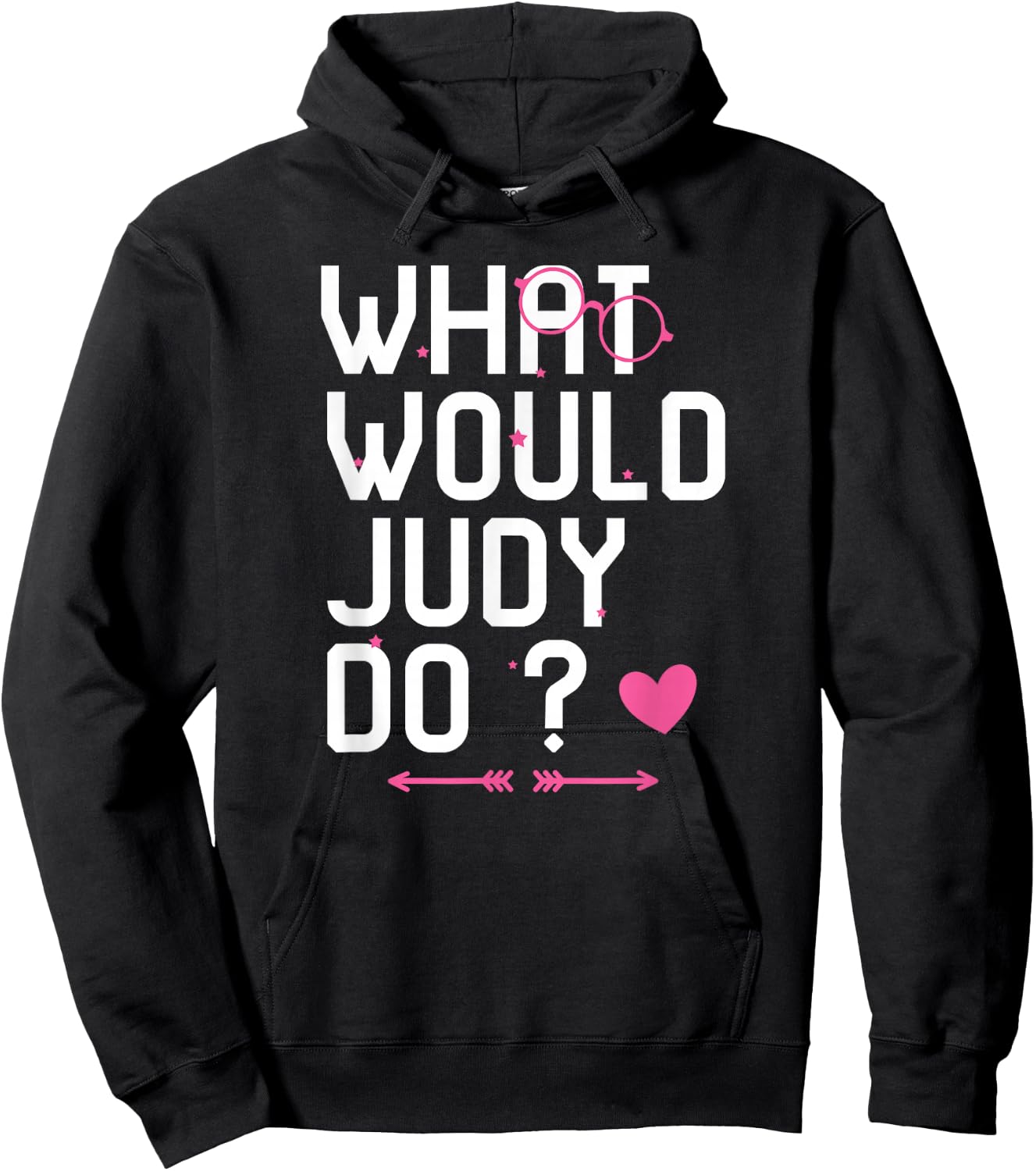 What Would Judy Do? Cute Woman Myth Personalized Christmas Hoodie - Hoodie | Black